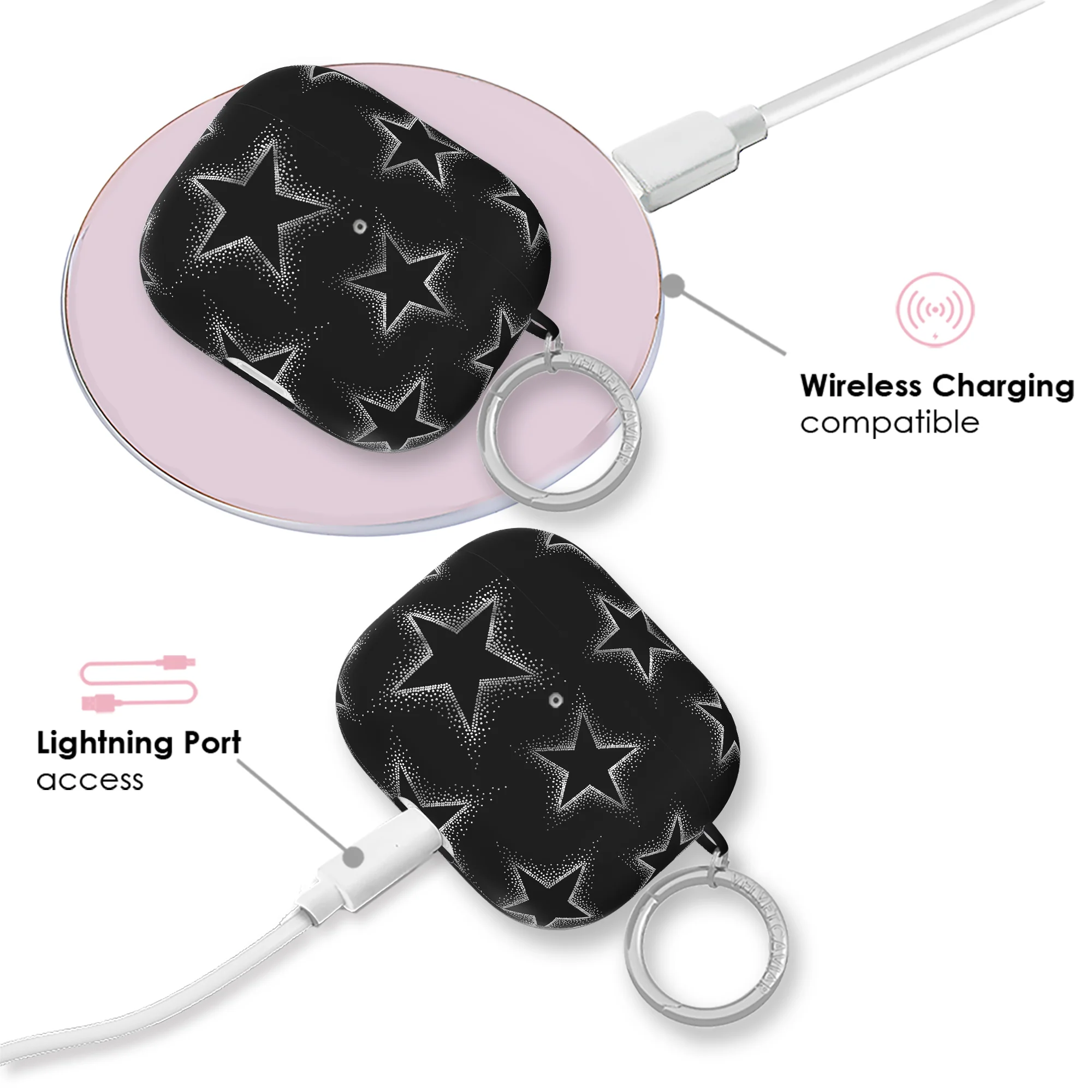 Chrome Stars AirPod Case - Image 16