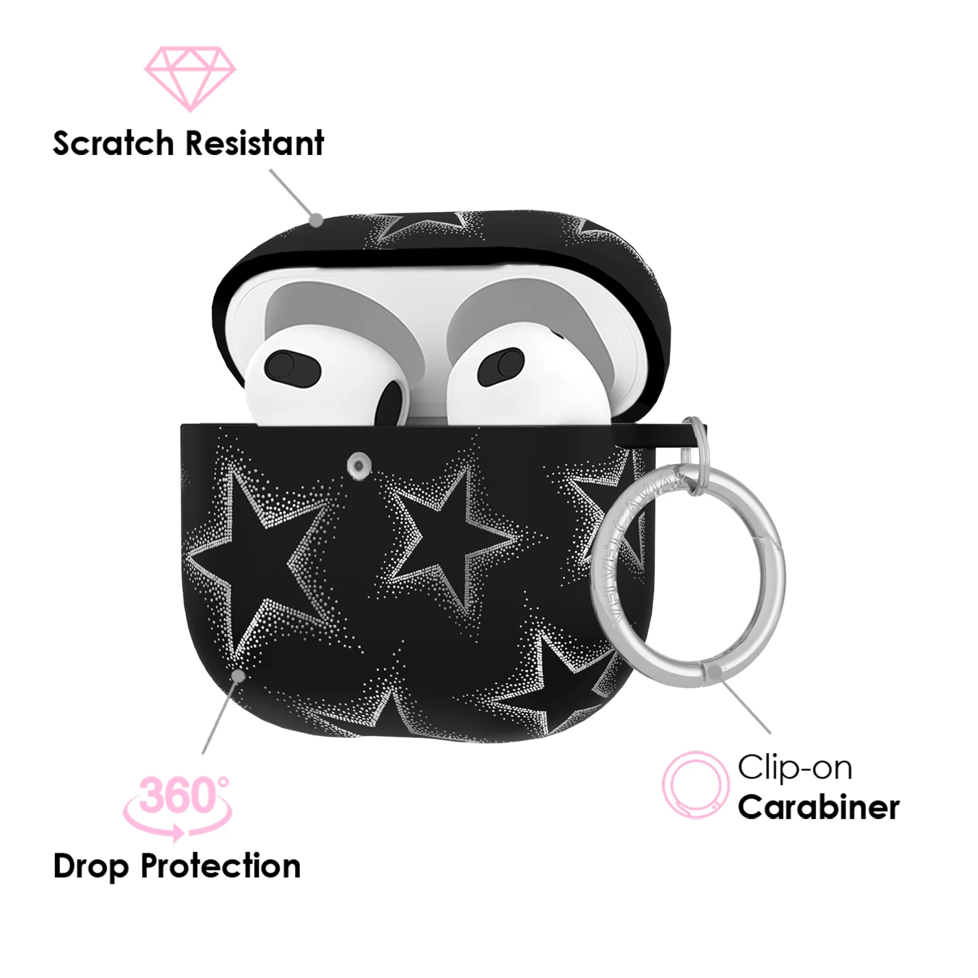 Chrome Stars AirPod Case - Image 21