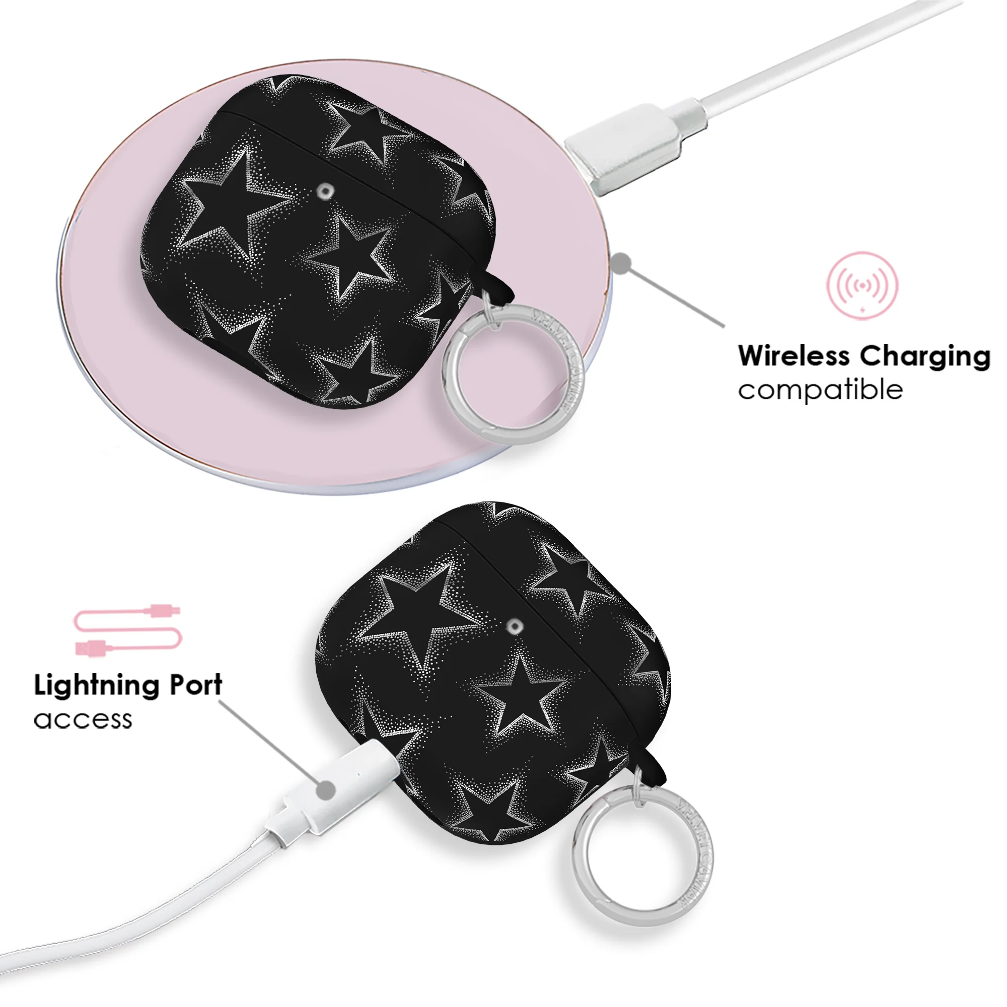 Chrome Stars AirPod Case - Image 22