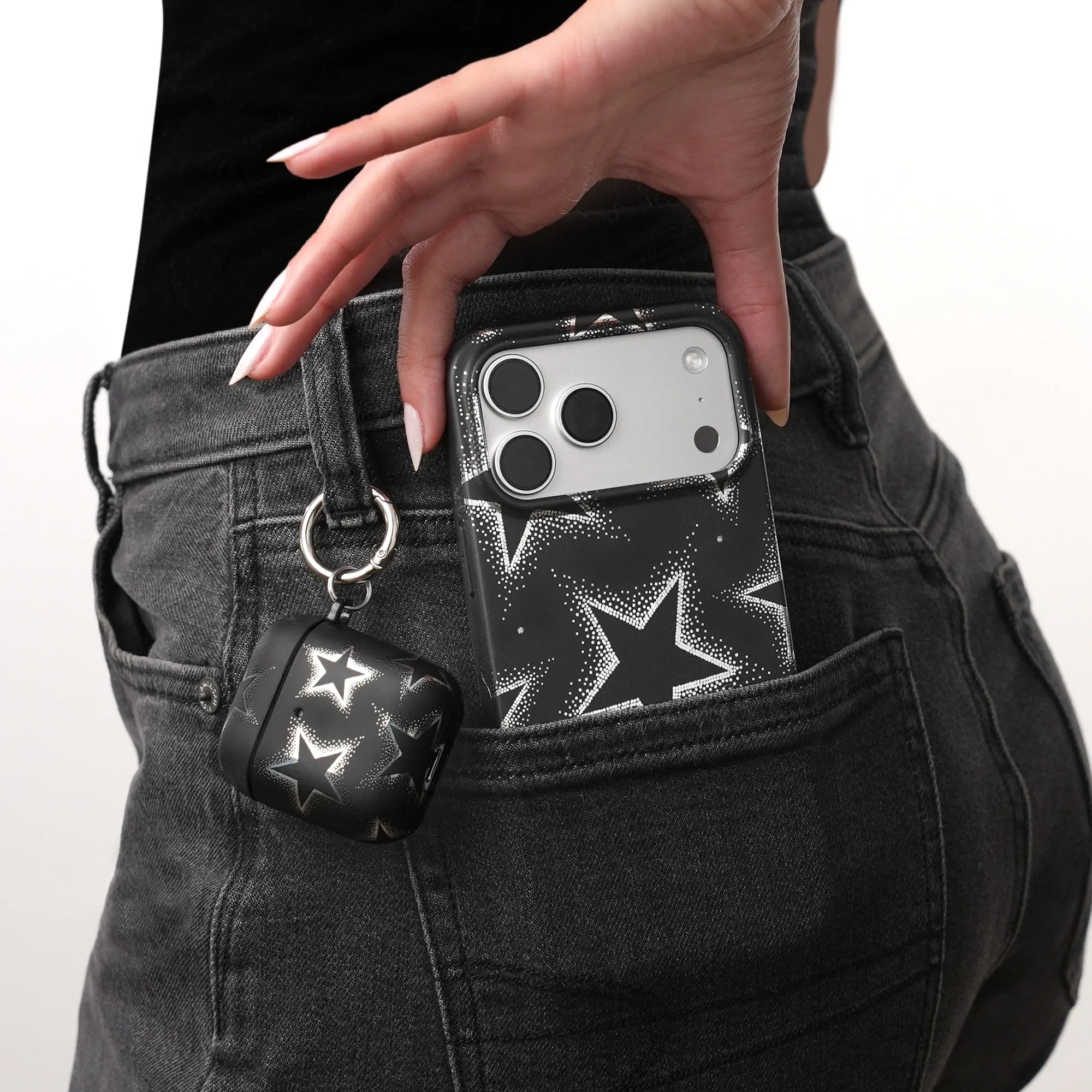 Chrome Stars AirPod Case - Image 8