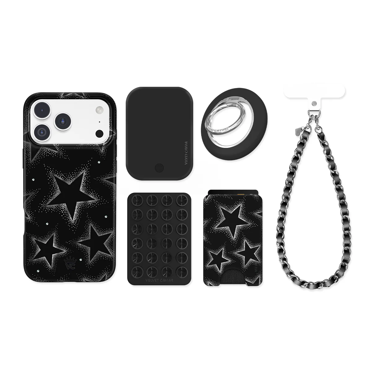 Crystal Chrome Stars iPhone Bundle Set - Image 106