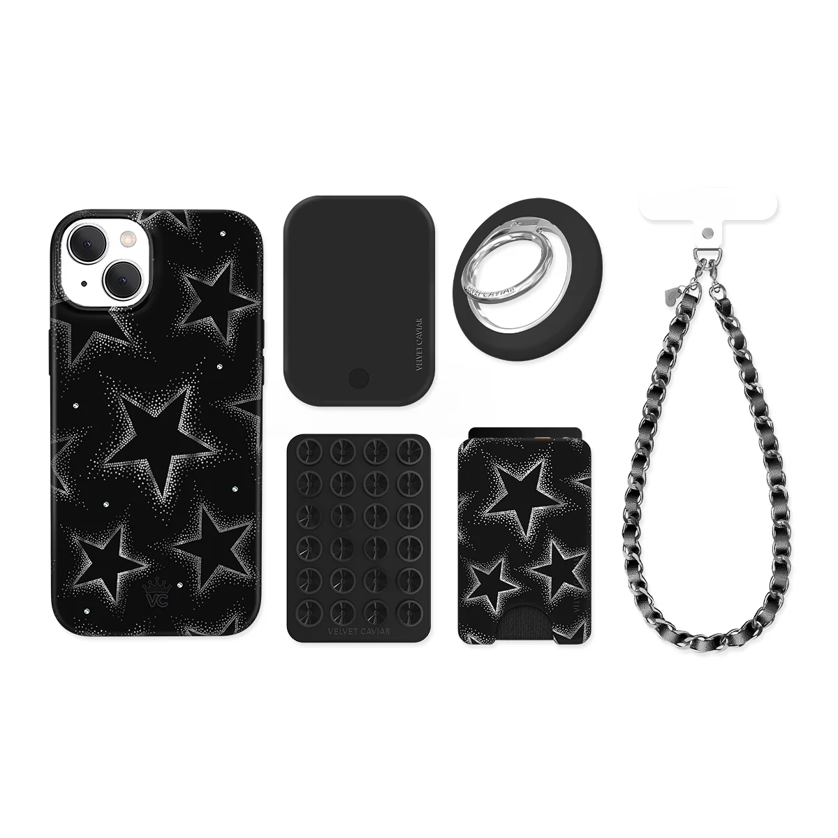Crystal Chrome Stars iPhone Bundle Set - Image 29