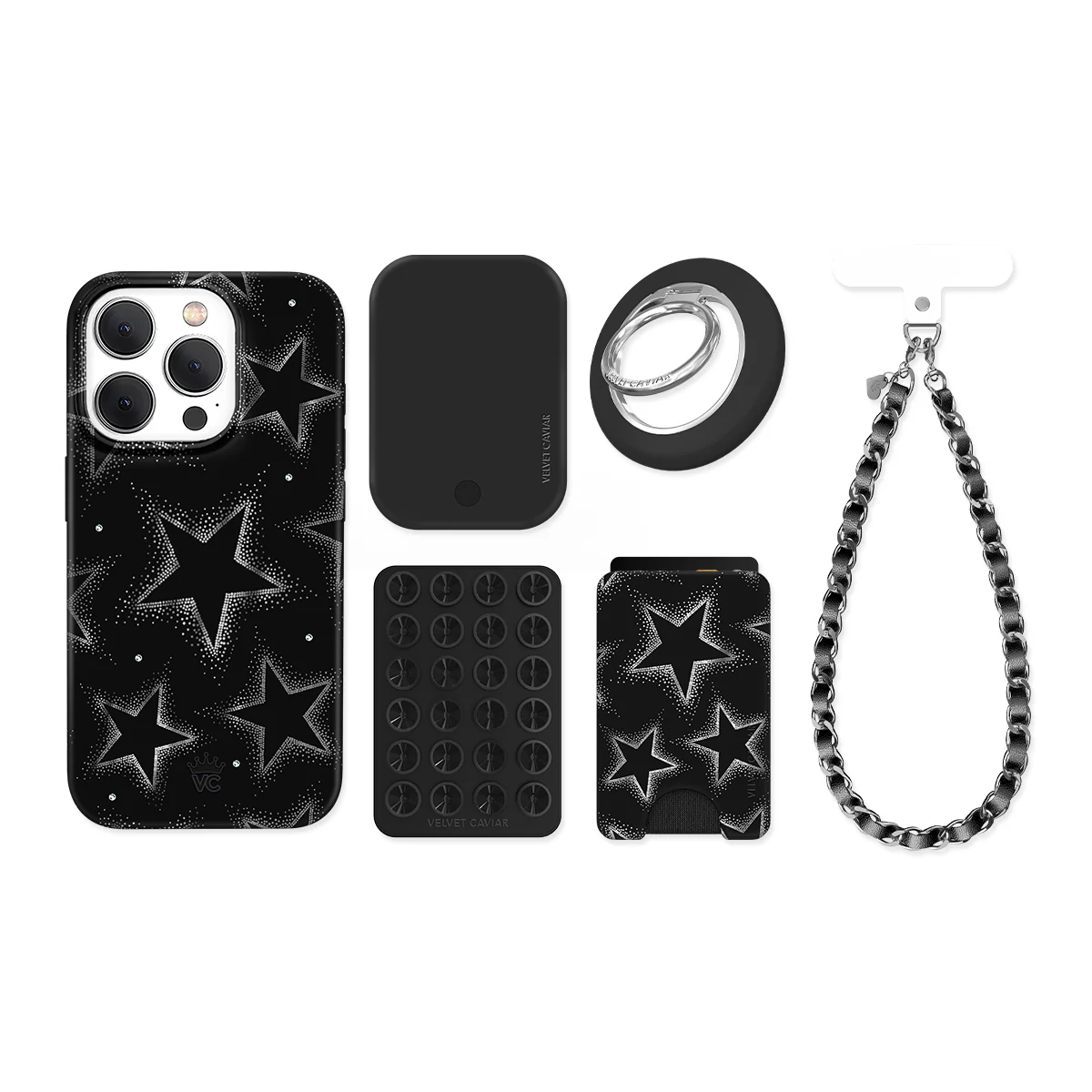 Crystal Chrome Stars iPhone Bundle Set - Image 43