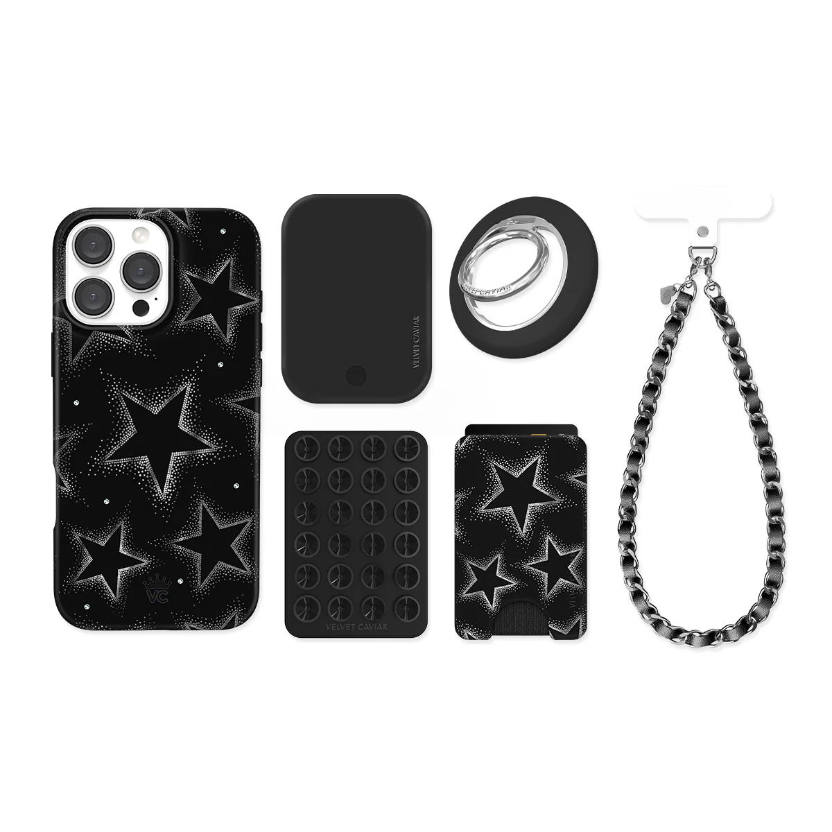 Crystal Chrome Stars iPhone Bundle Set - Image 64