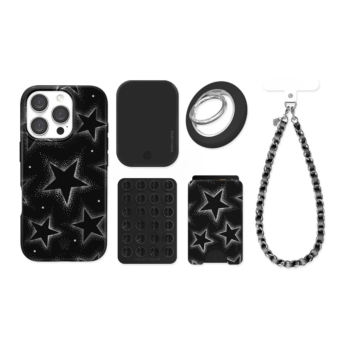 Crystal Chrome Stars iPhone Bundle Set - Image 71