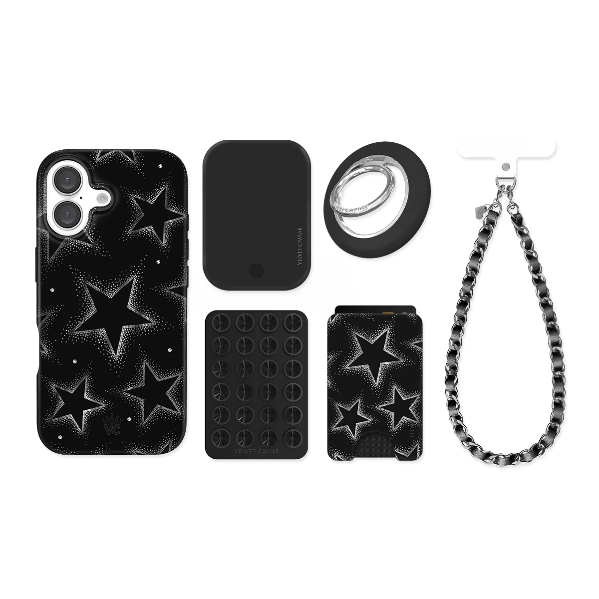 Crystal Chrome Stars iPhone Bundle Set - Image 78