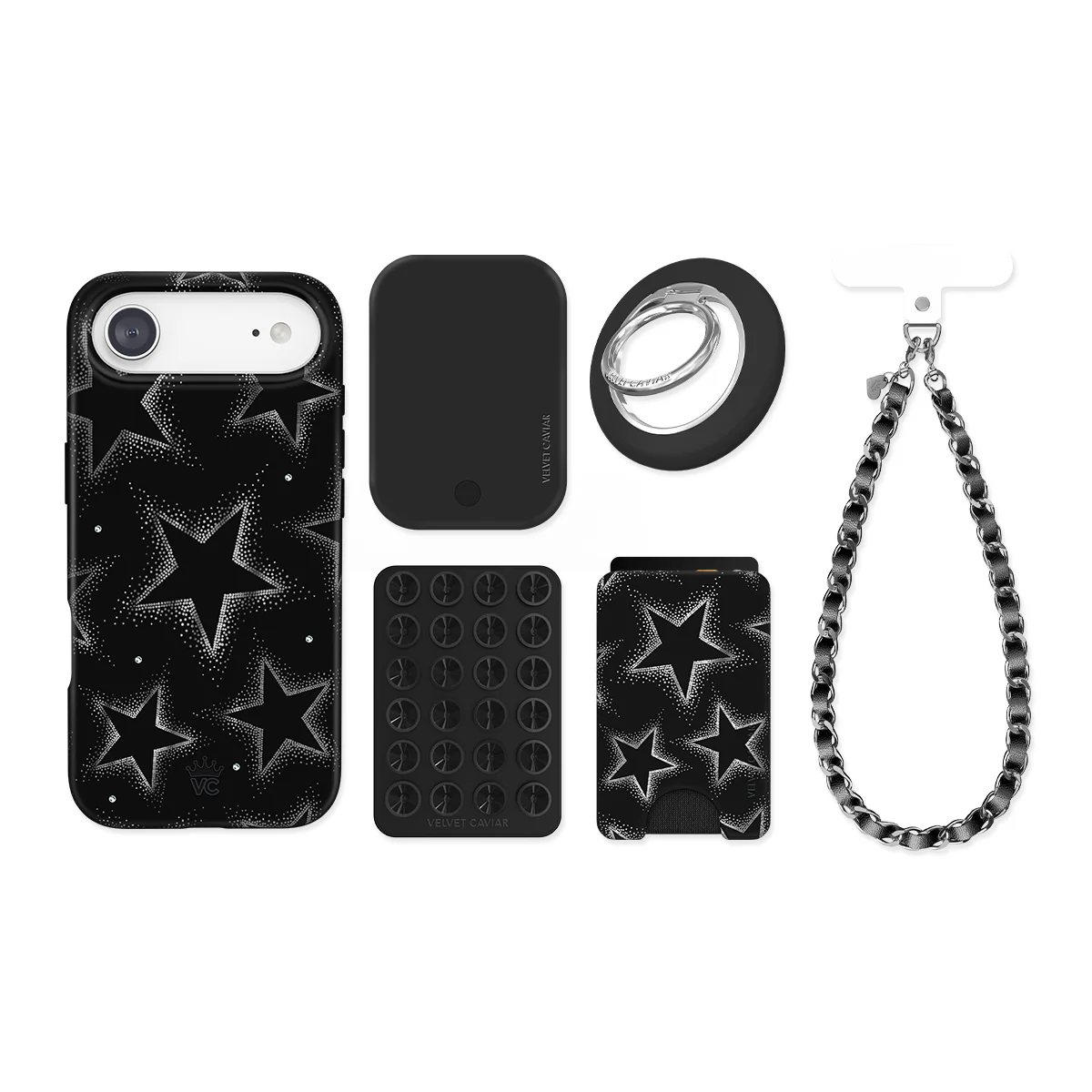 Crystal Chrome Stars iPhone Bundle Set - Image 85