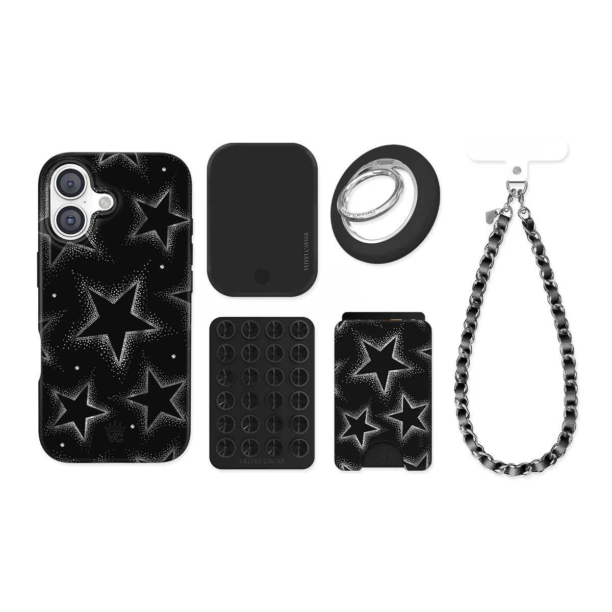 Crystal Chrome Stars iPhone Bundle Set - Image 92