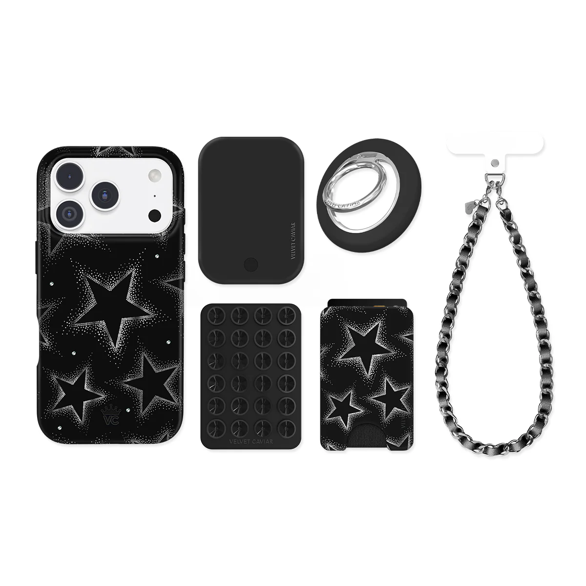 Crystal Chrome Stars iPhone Bundle Set - Image 99