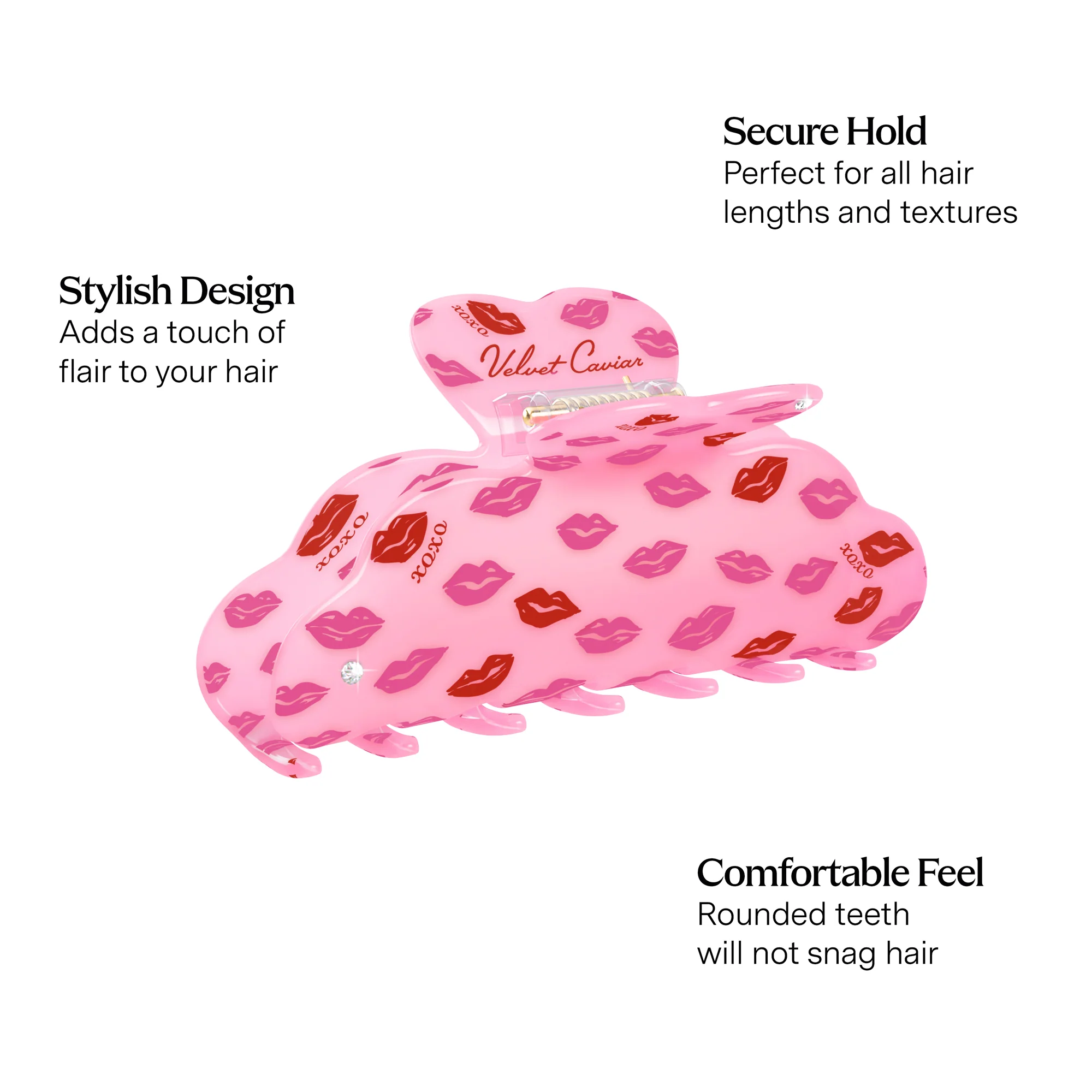 Crystal & Polkadot Hair Clip Bundle - Image 5
