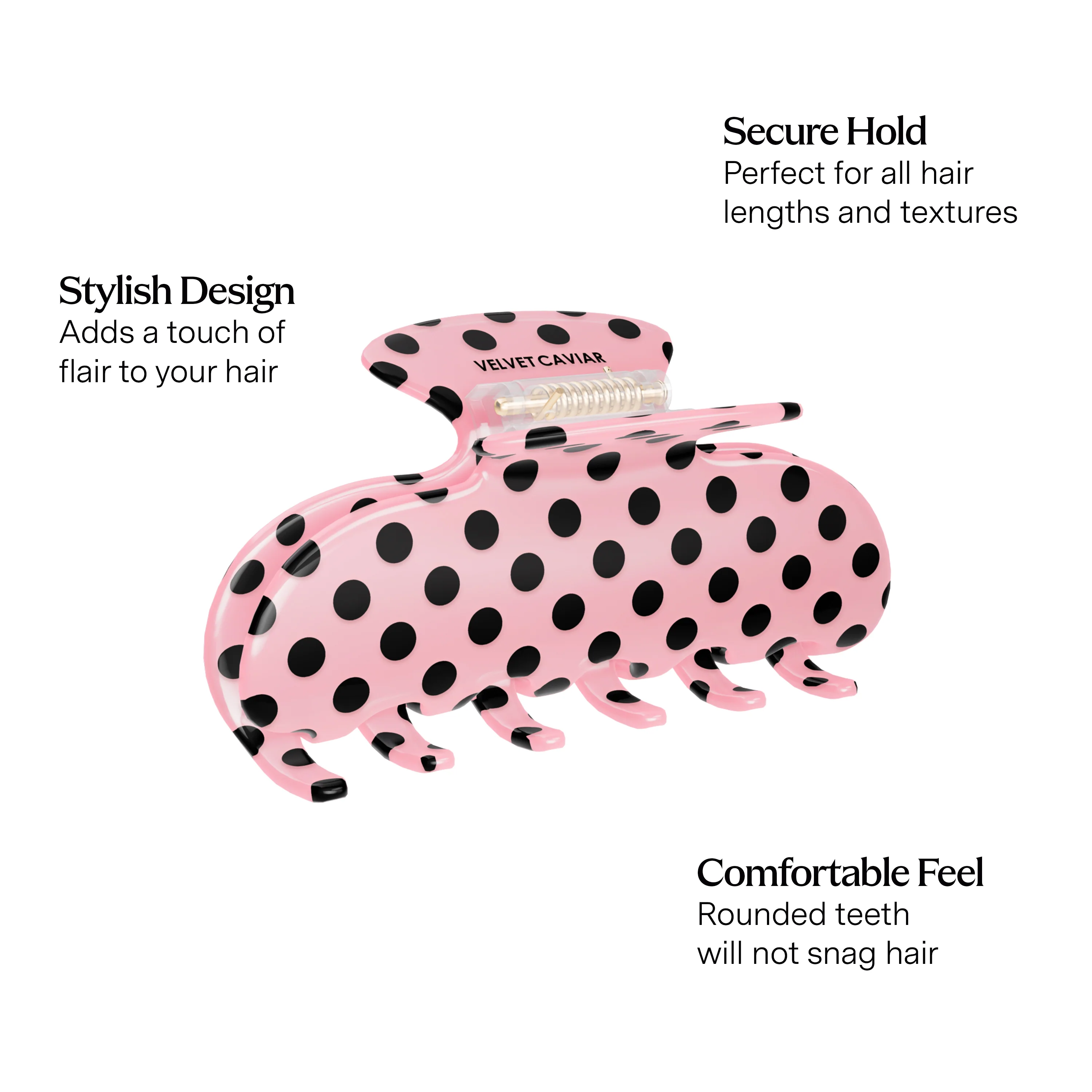 Crystal & Polkadot Hair Clip Bundle - Image 7
