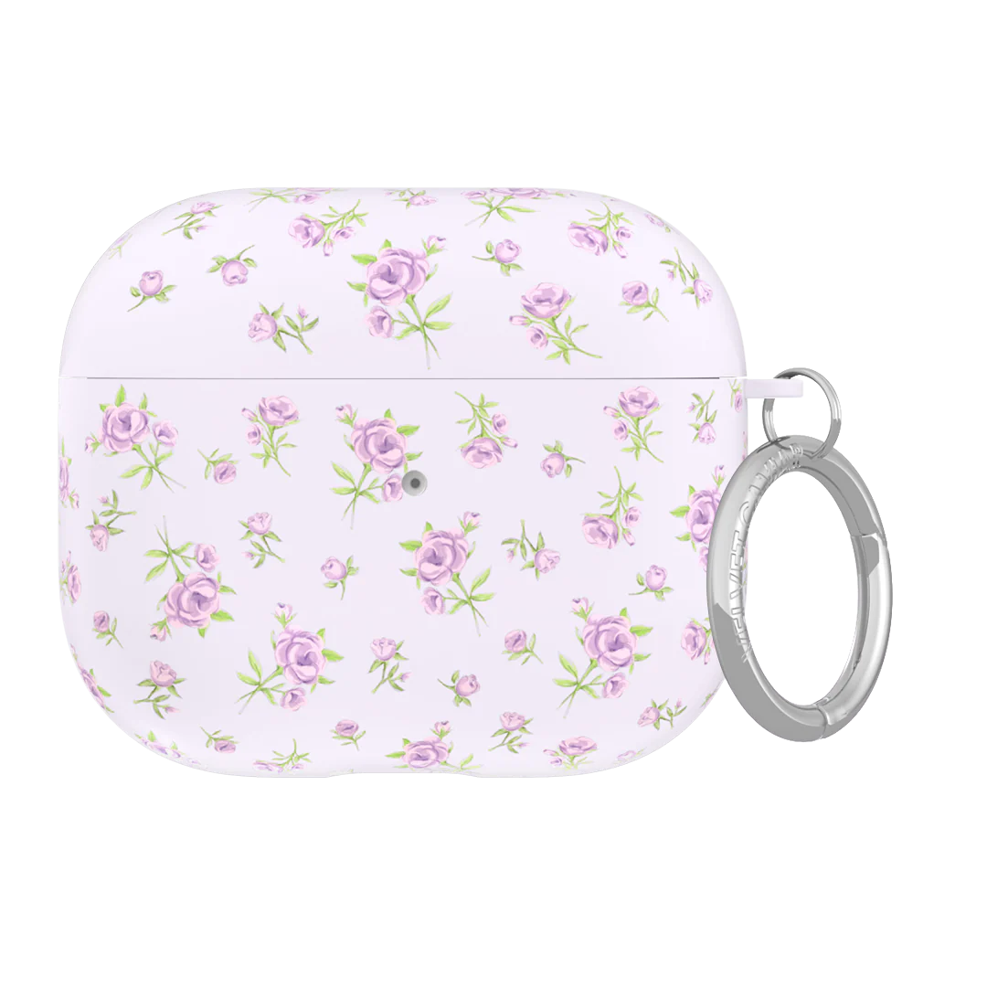 Dainty Lilac Floral AirPod Case - Image 11
