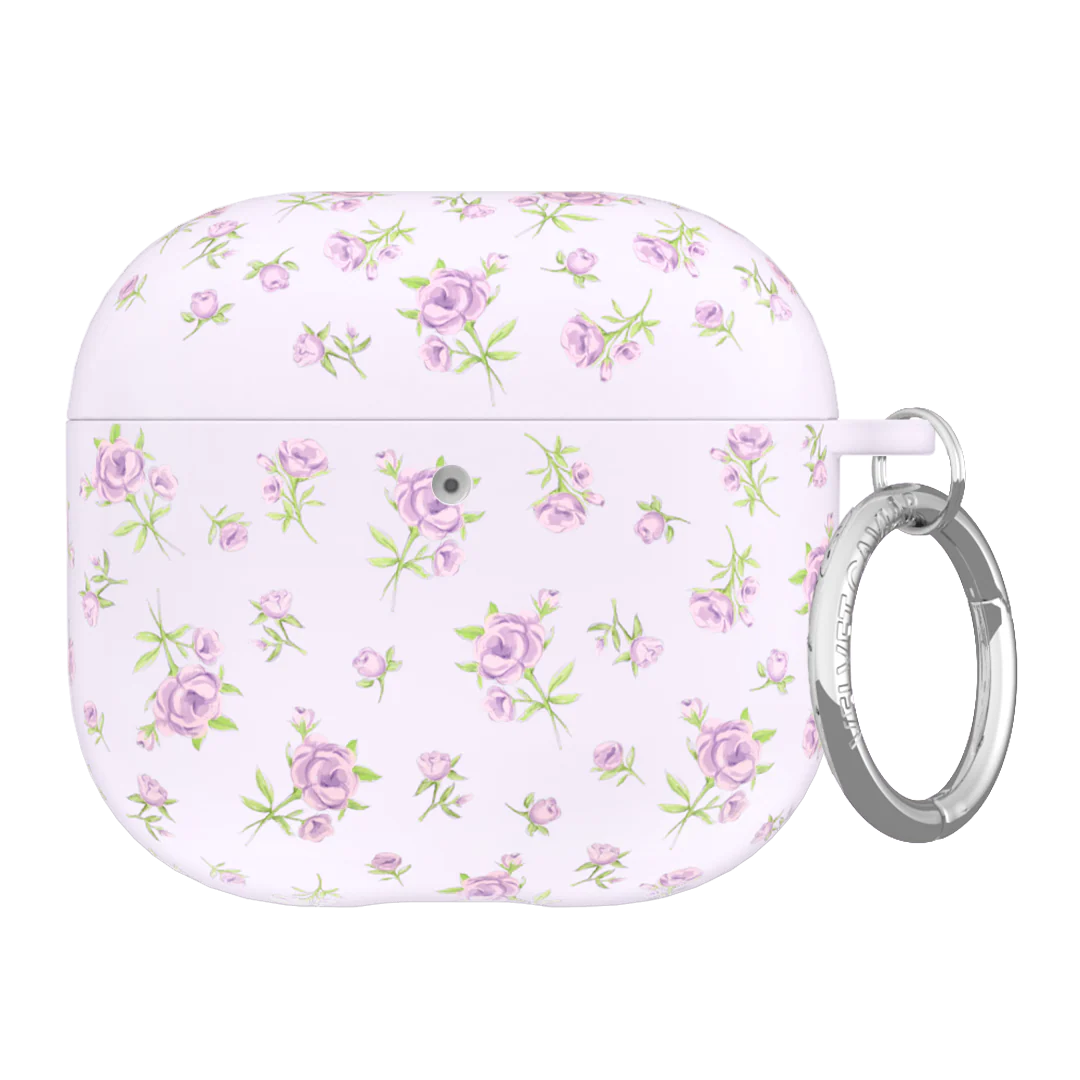 Dainty Lilac Floral AirPod Case - Image 16