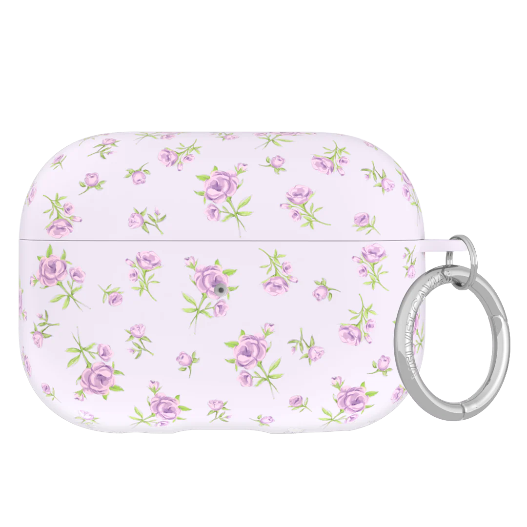 Dainty Lilac Floral AirPod Case - Image 6