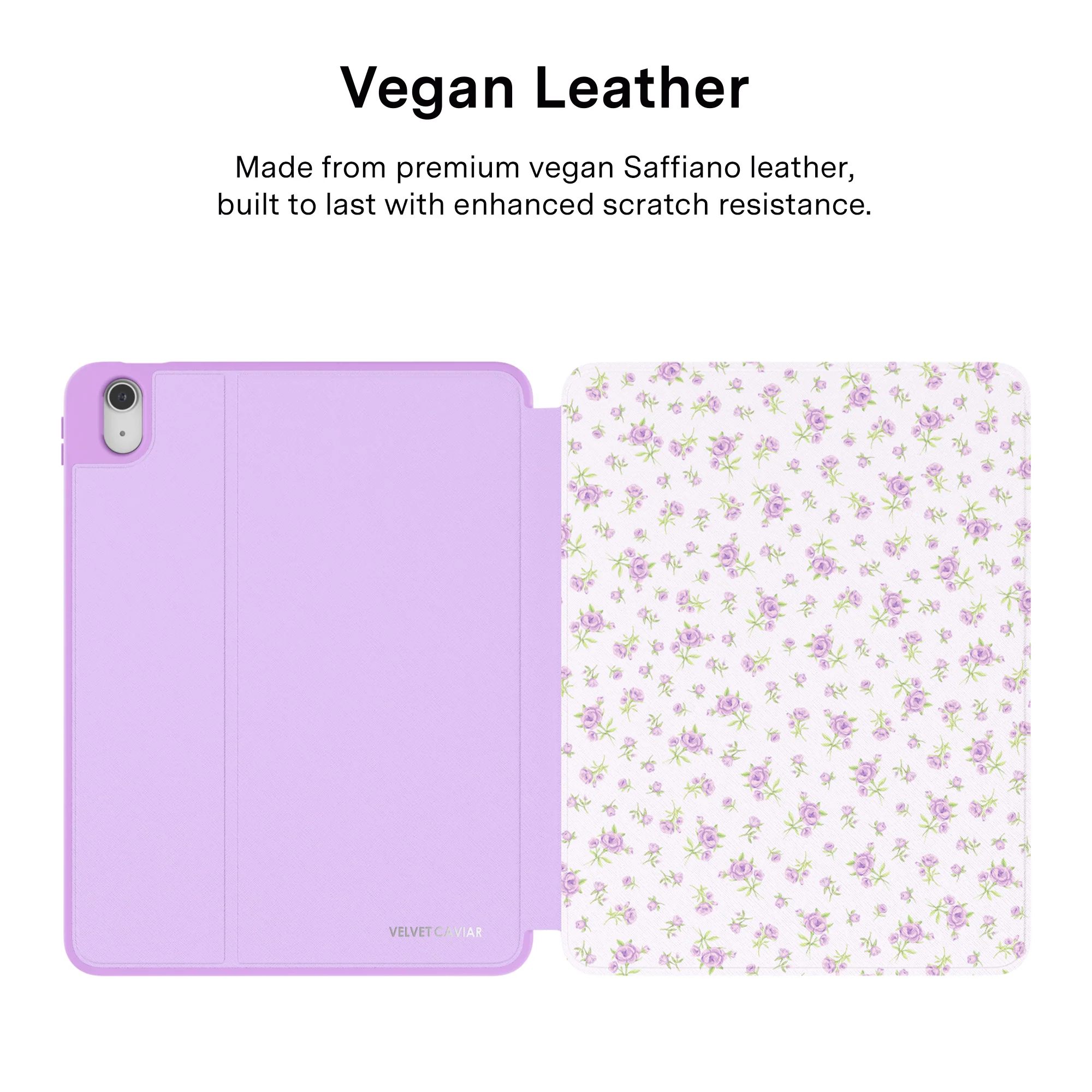 Dainty Lilac Floral iPad Case - Image 10