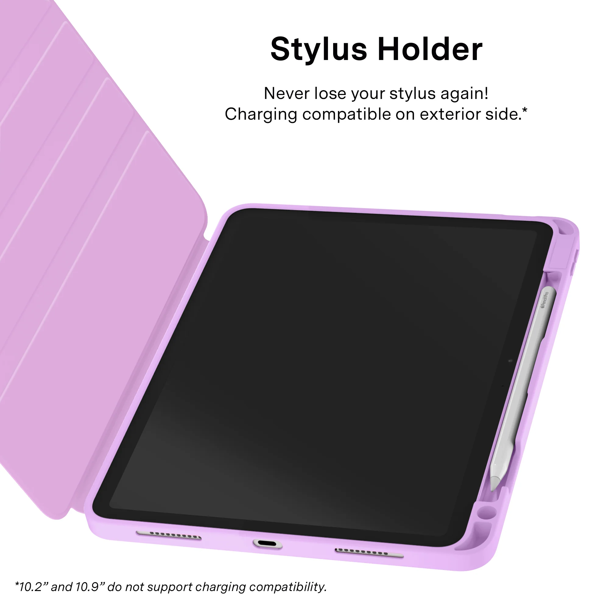 Dainty Lilac Floral iPad Case - Image 11