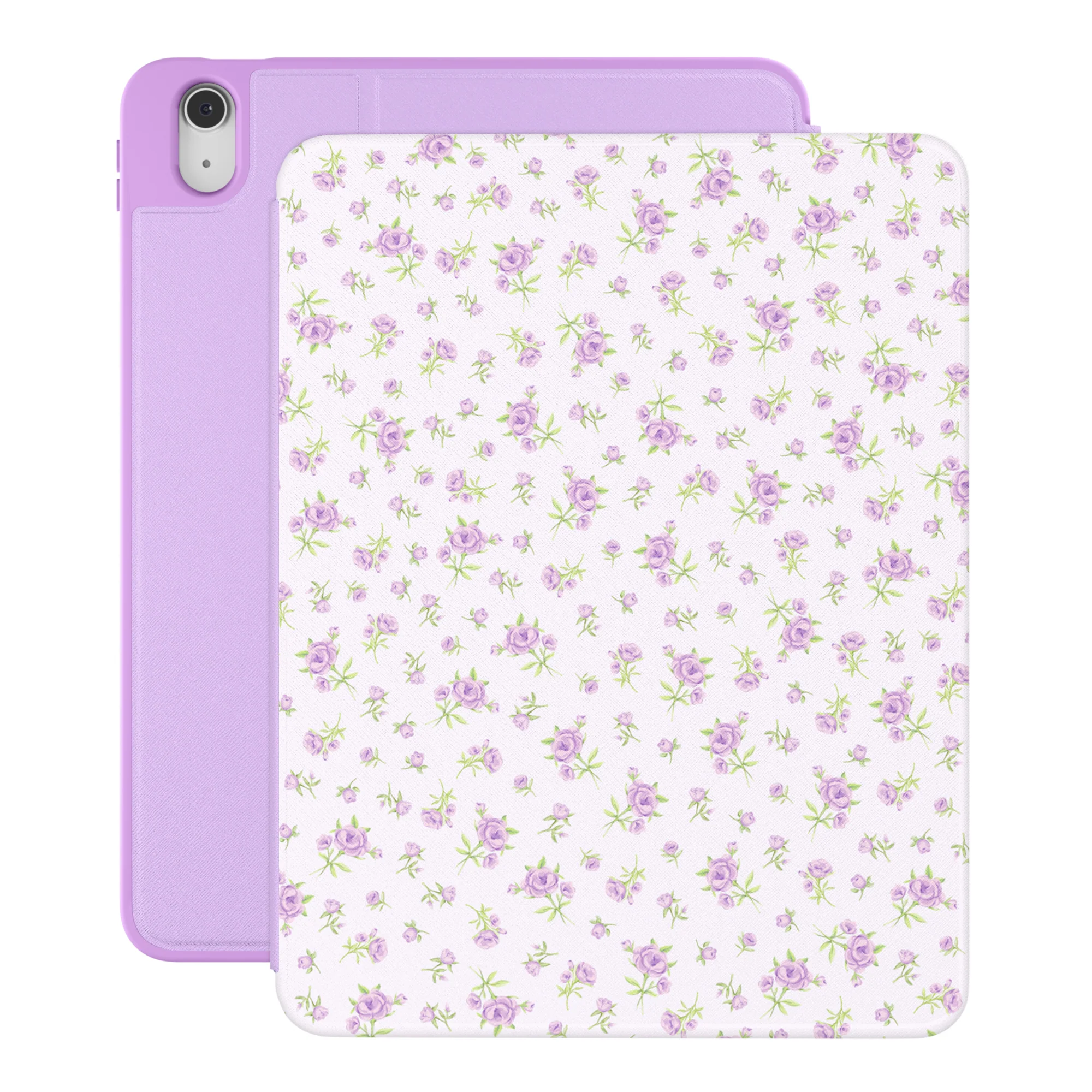 Dainty Lilac Floral iPad Case - Image 13