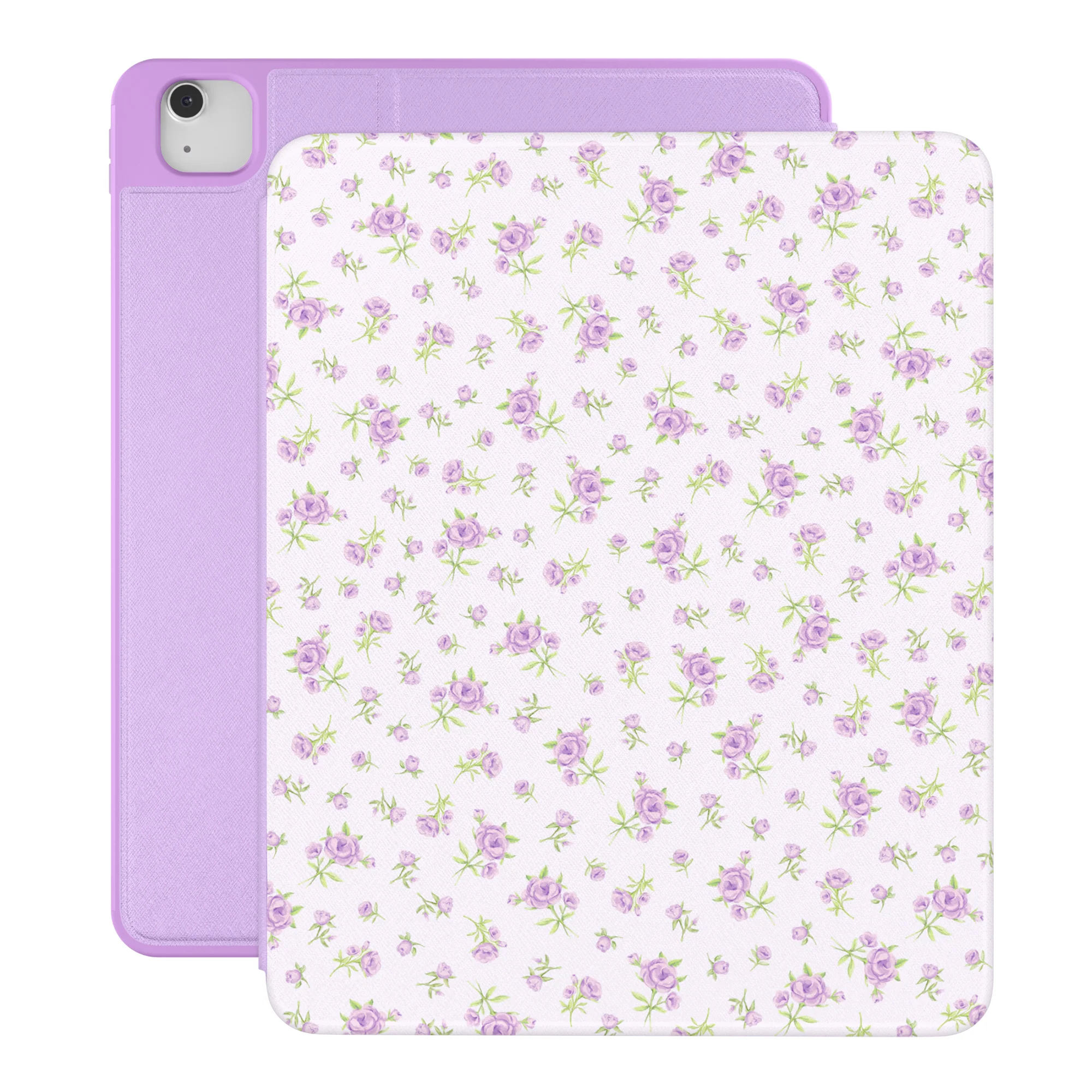 Dainty Lilac Floral iPad Case - Image 19