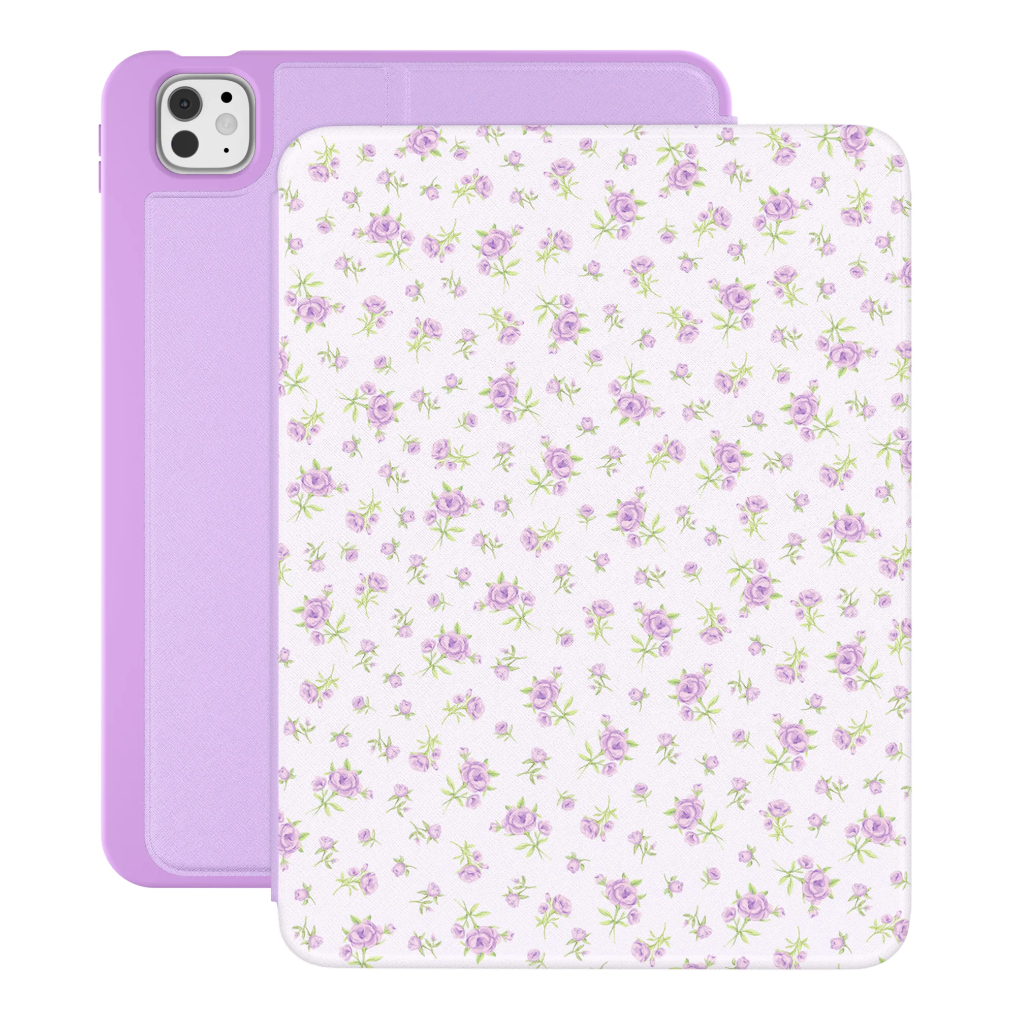 Dainty Lilac Floral iPad Case - Image 25