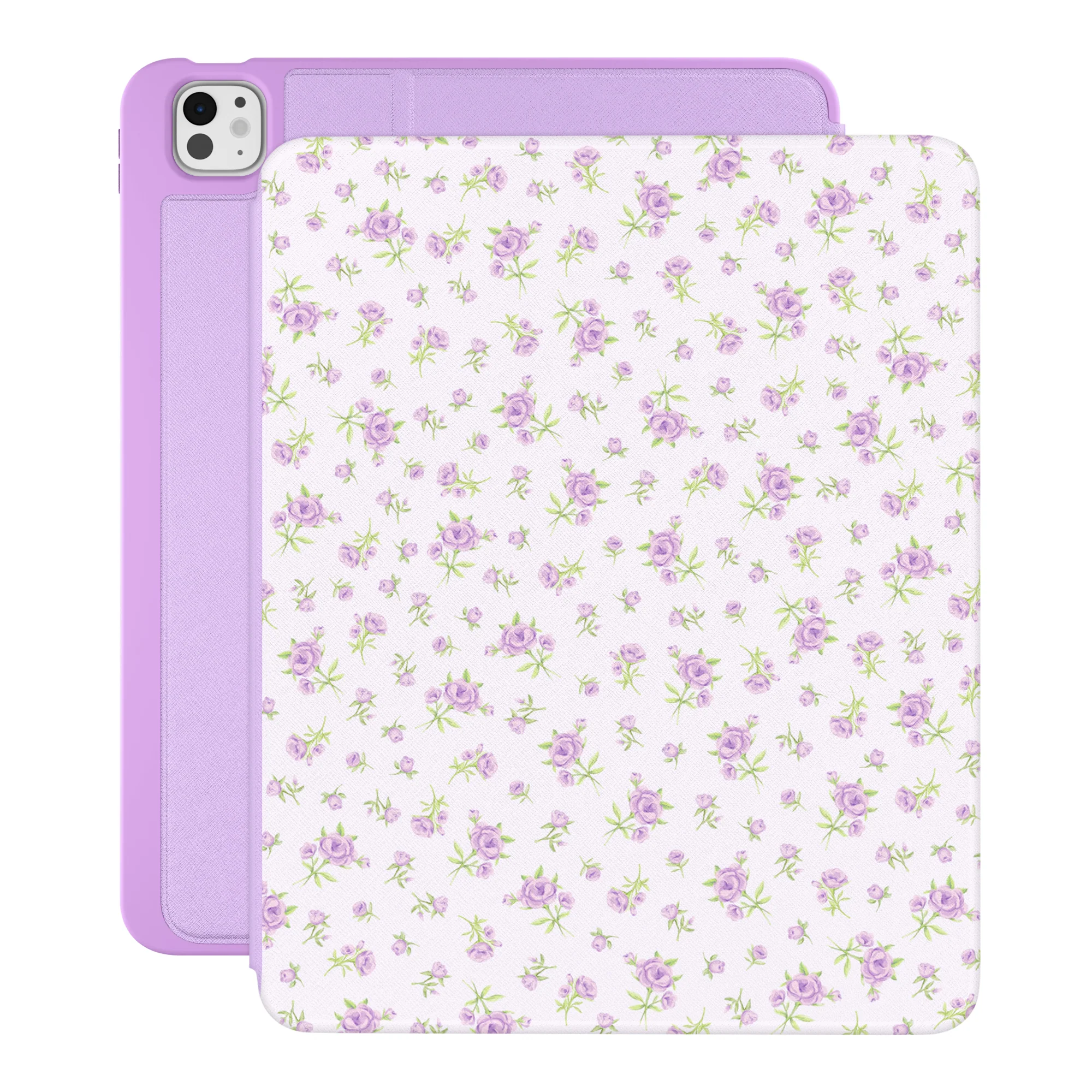 Dainty Lilac Floral iPad Case - Image 31