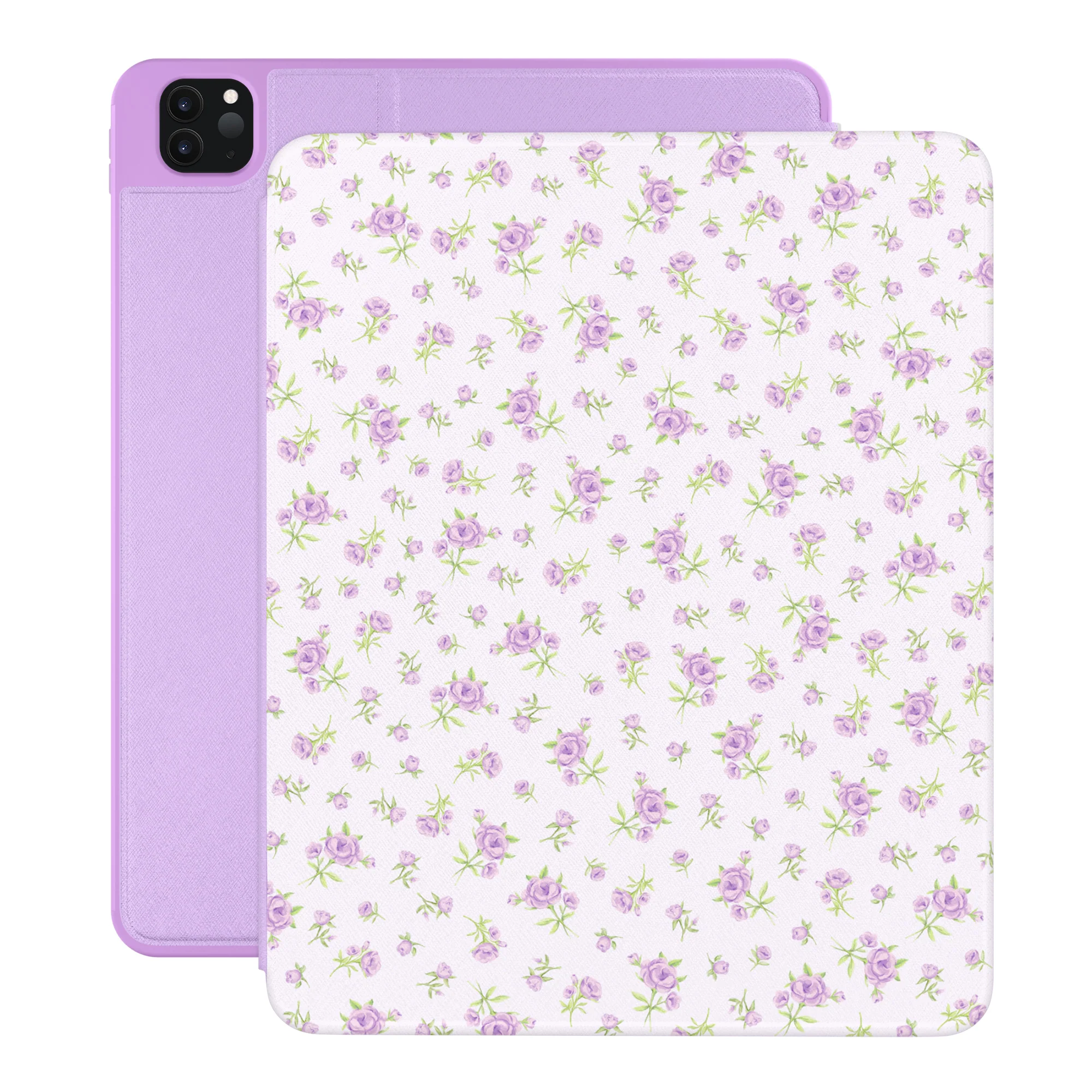 Dainty Lilac Floral iPad Case - Image 37