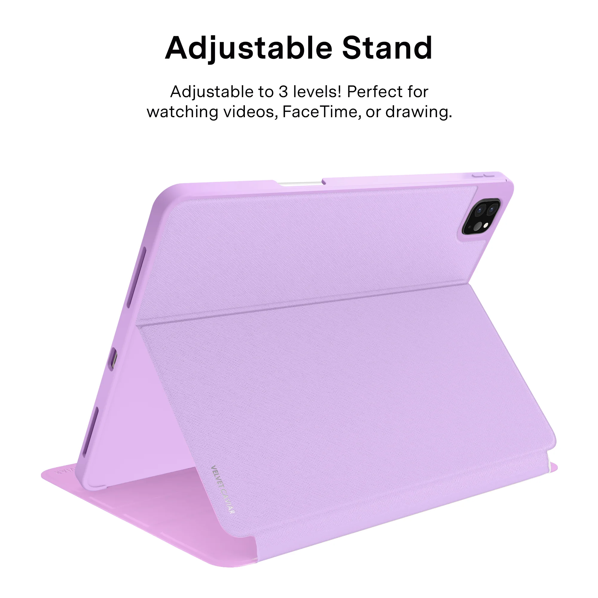 Dainty Lilac Floral iPad Case - Image 38