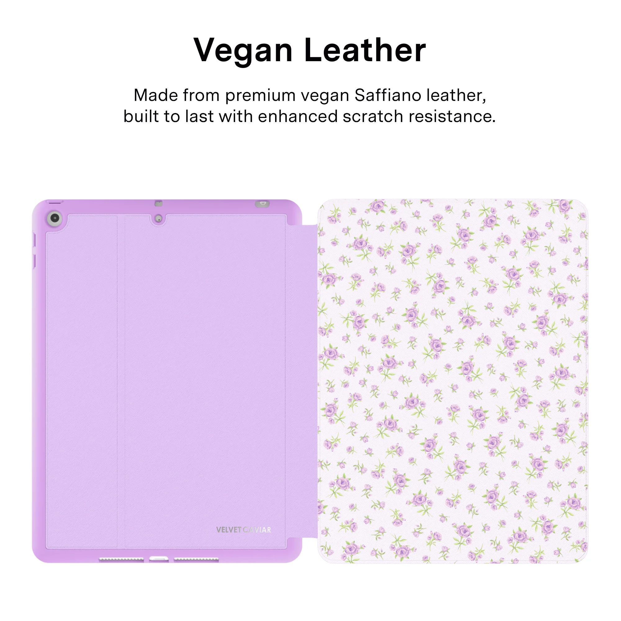 Dainty Lilac Floral iPad Case - Image 4