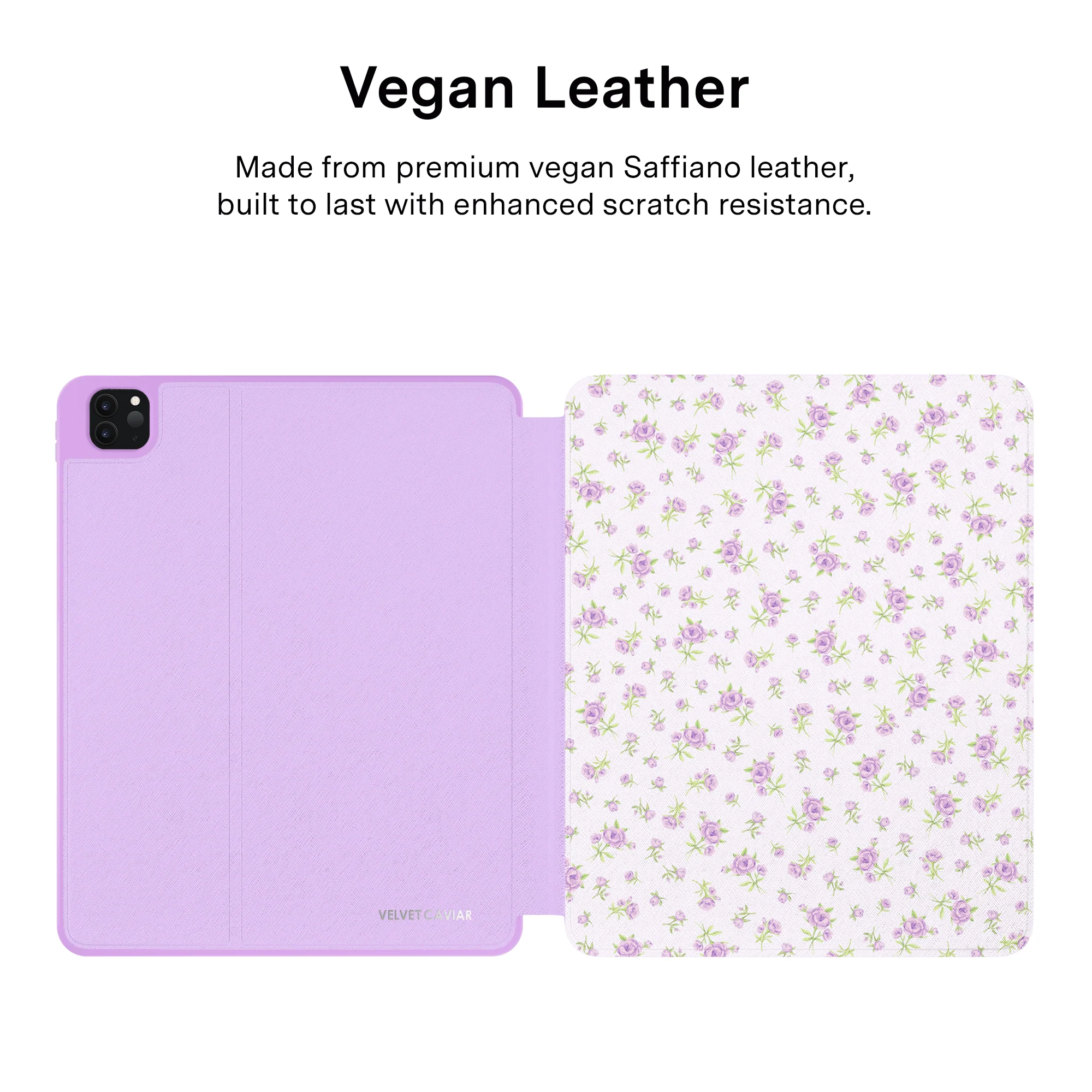 Dainty Lilac Floral iPad Case - Image 40