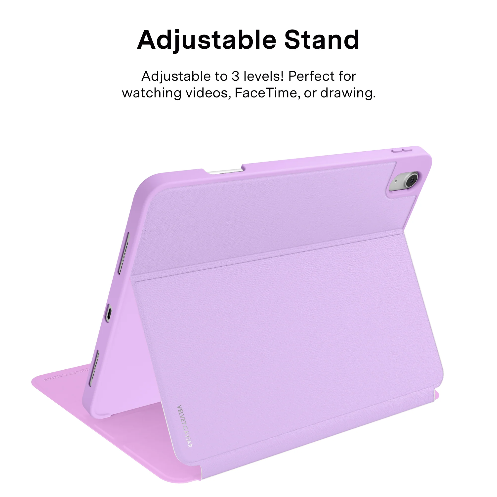 Dainty Lilac Floral iPad Case - Image 8