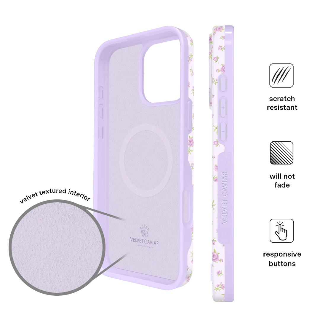 Dainty Lilac Floral iPhone Case - Image 10