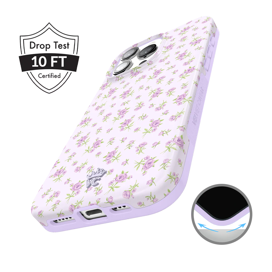 Dainty Lilac Floral iPhone Case - Image 14