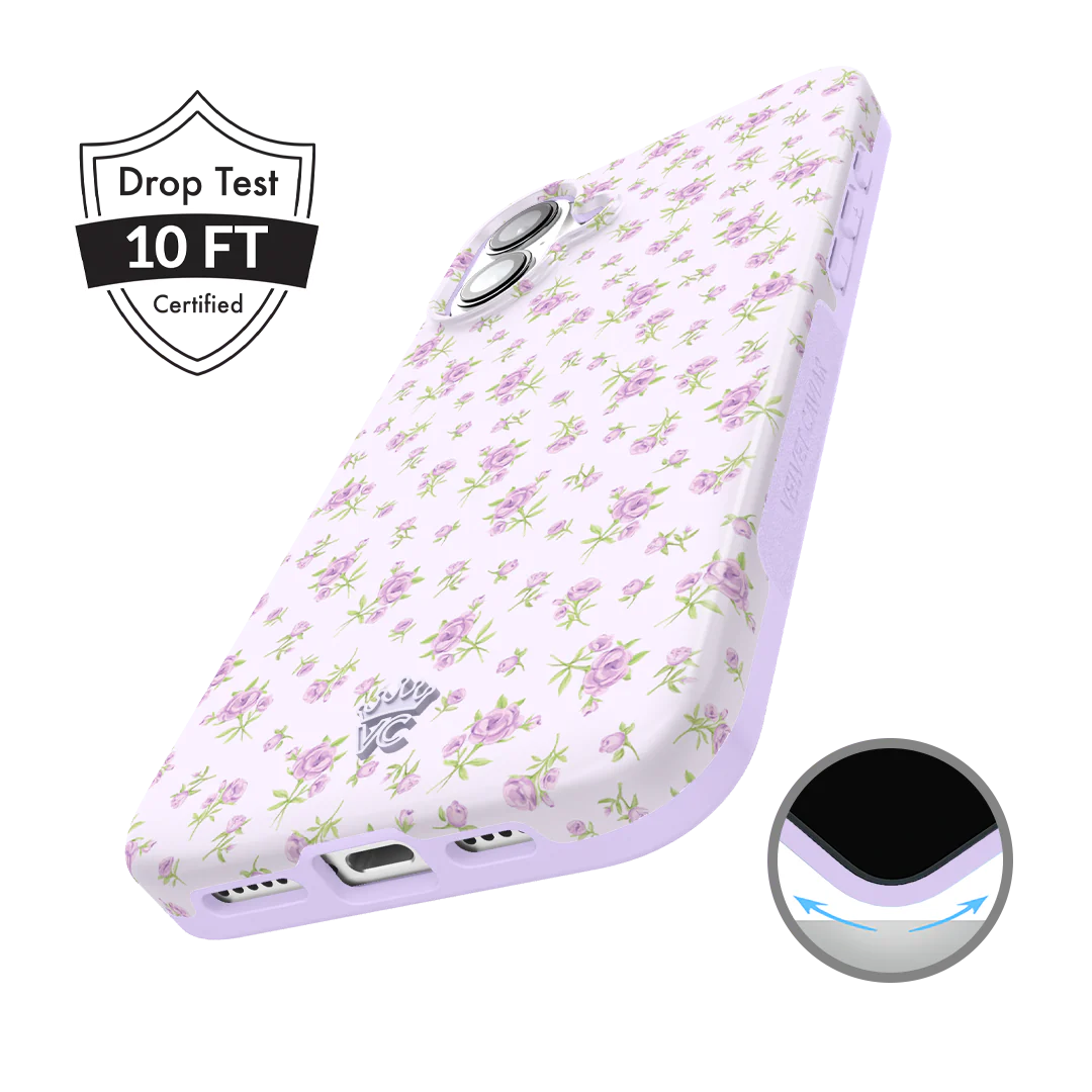Dainty Lilac Floral iPhone Case - Image 19