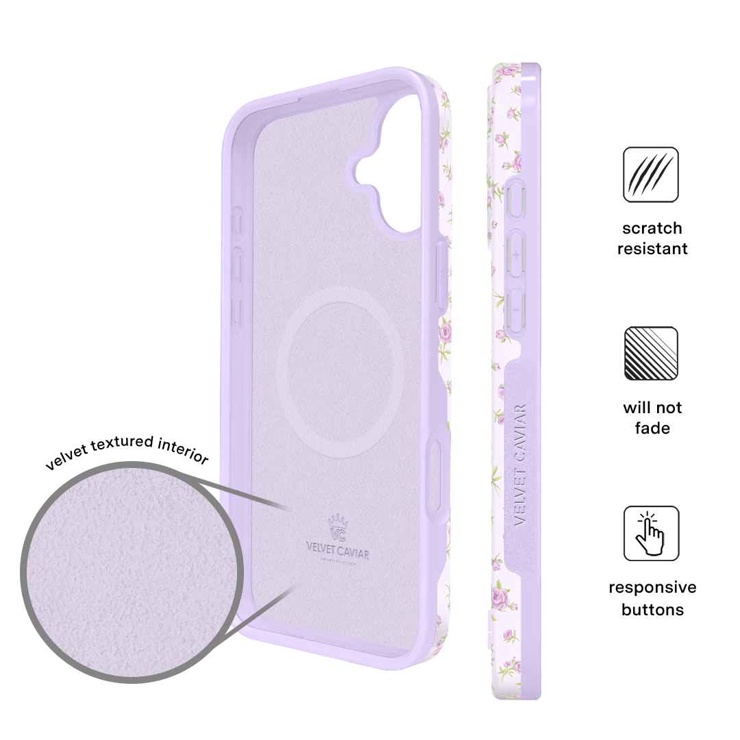 Dainty Lilac Floral iPhone Case - Image 20