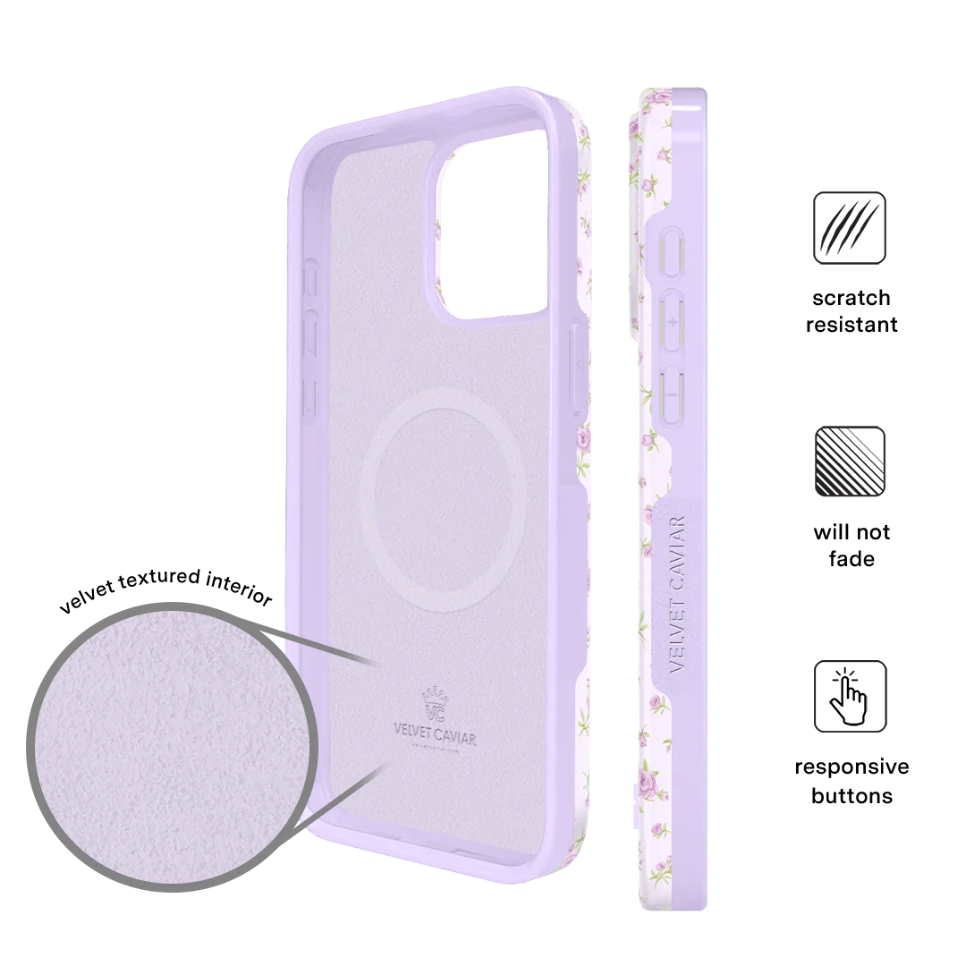 Dainty Lilac Floral iPhone Case - Image 35