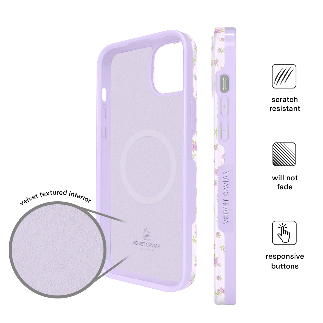 Dainty Lilac Floral iPhone Case - Image 45