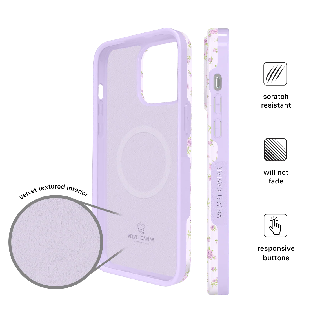 Dainty Lilac Floral iPhone Case - Image 50