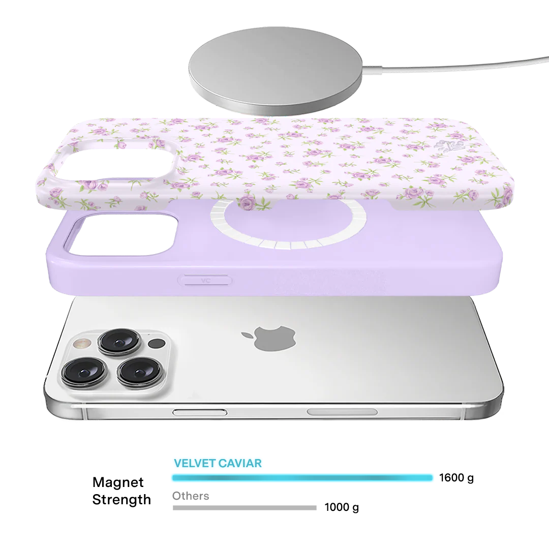 Dainty Lilac Floral iPhone Case - Image 53