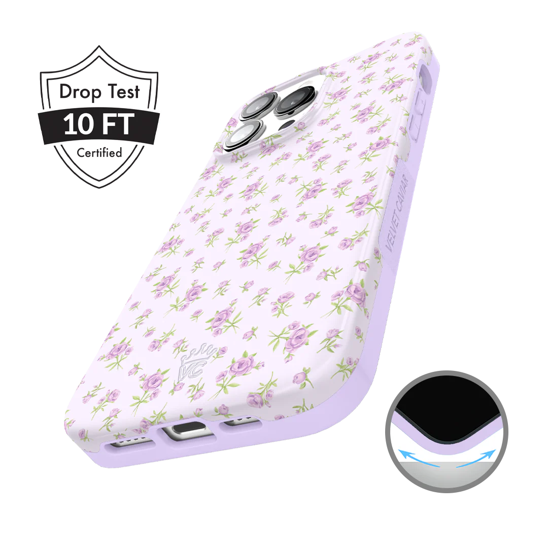 Dainty Lilac Floral iPhone Case - Image 54