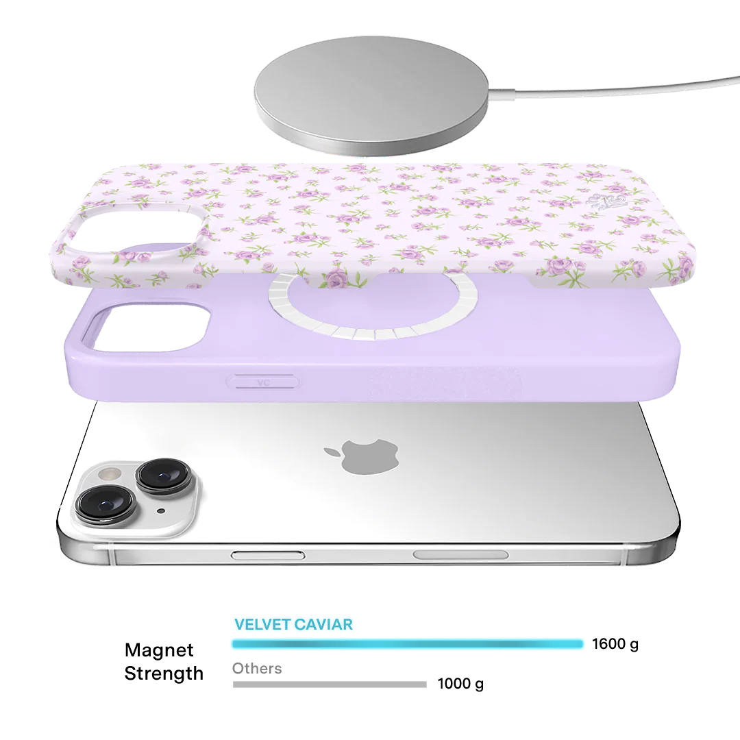 Dainty Lilac Floral iPhone Case - Image 58