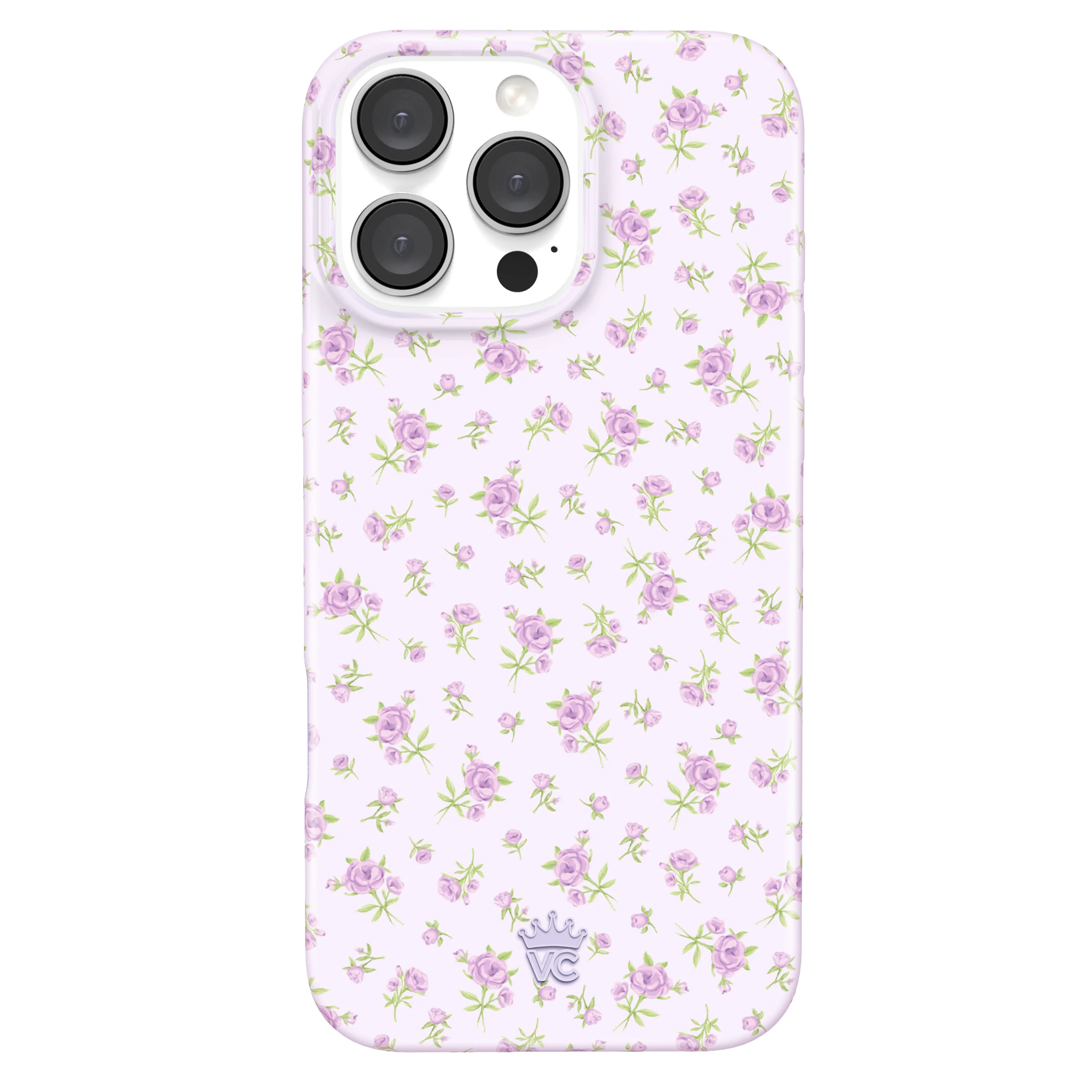 Dainty Lilac Floral iPhone Case - Image 6