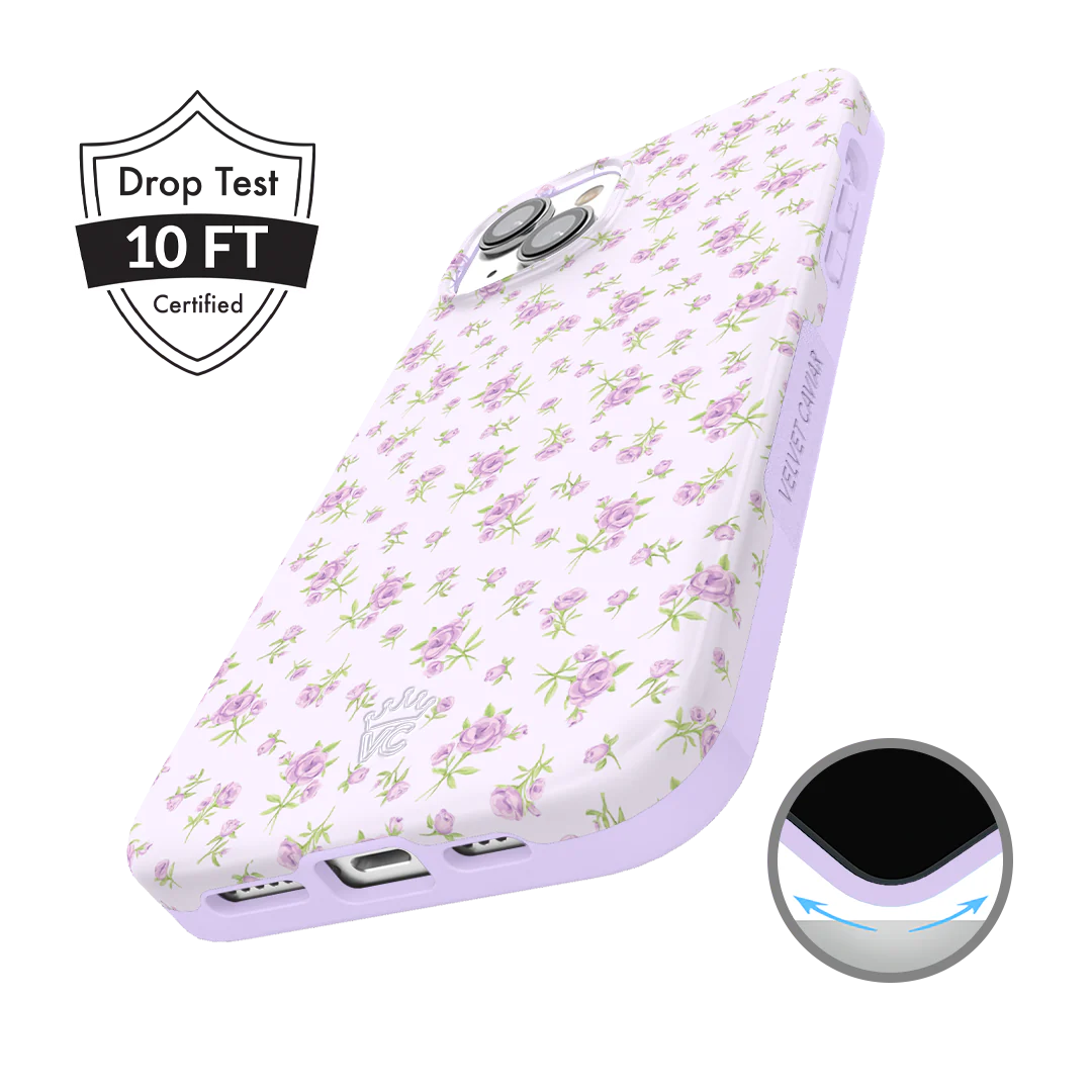 Dainty Lilac Floral iPhone Case - Image 74