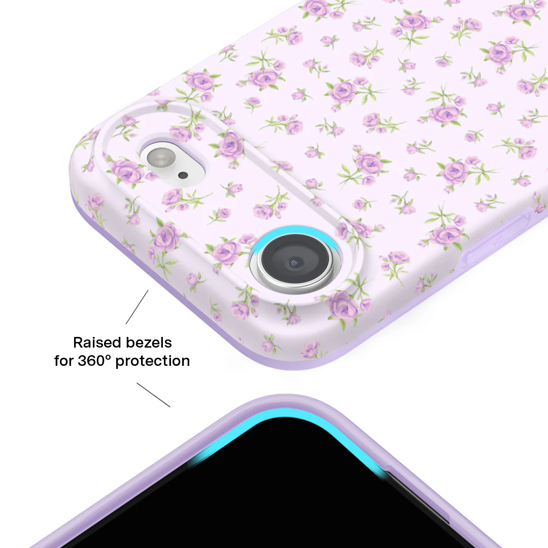 Dainty Lilac Floral iPhone Case - Image 77