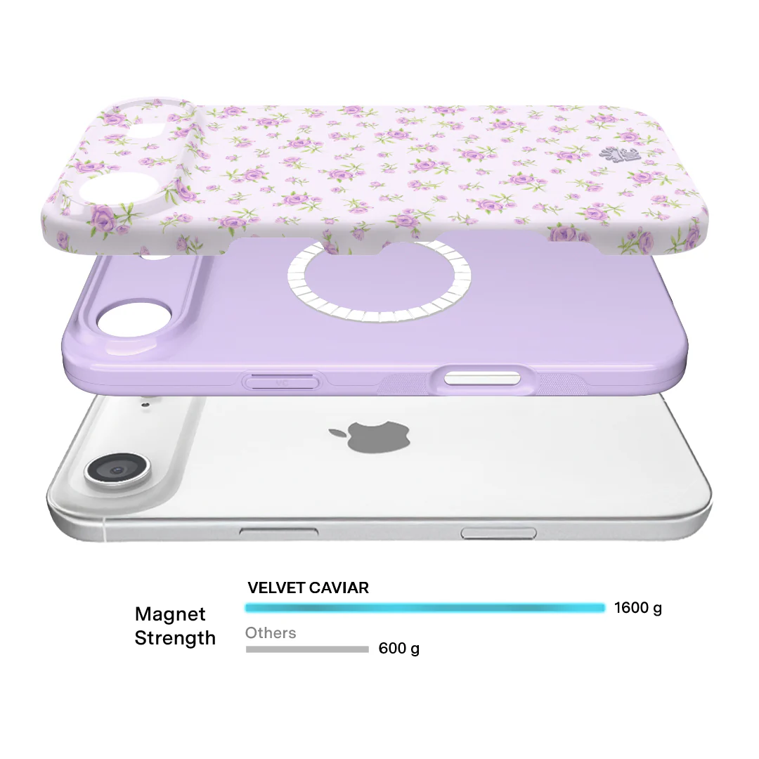 Dainty Lilac Floral iPhone Case - Image 79