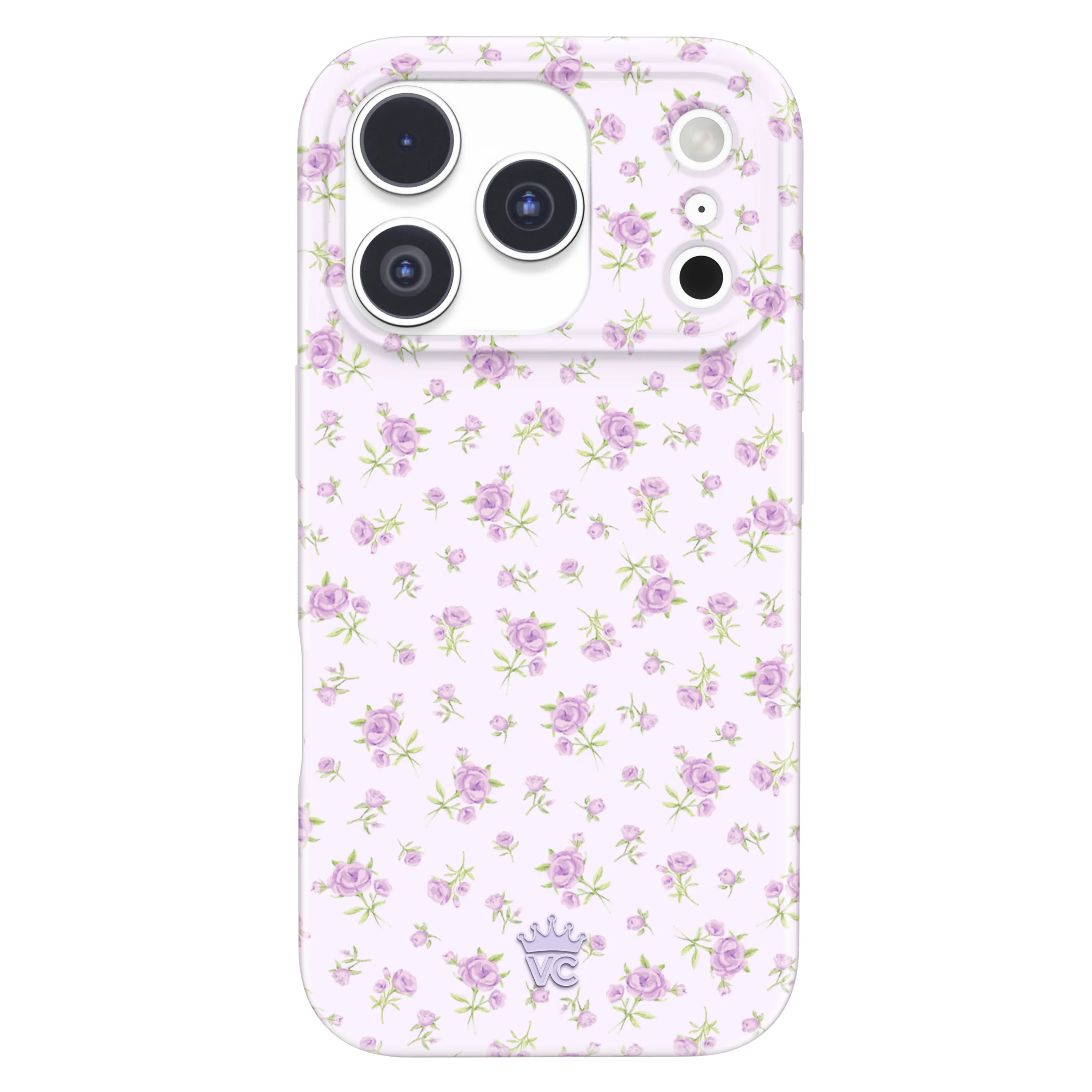 Dainty Lilac Floral iPhone Case - Image 81