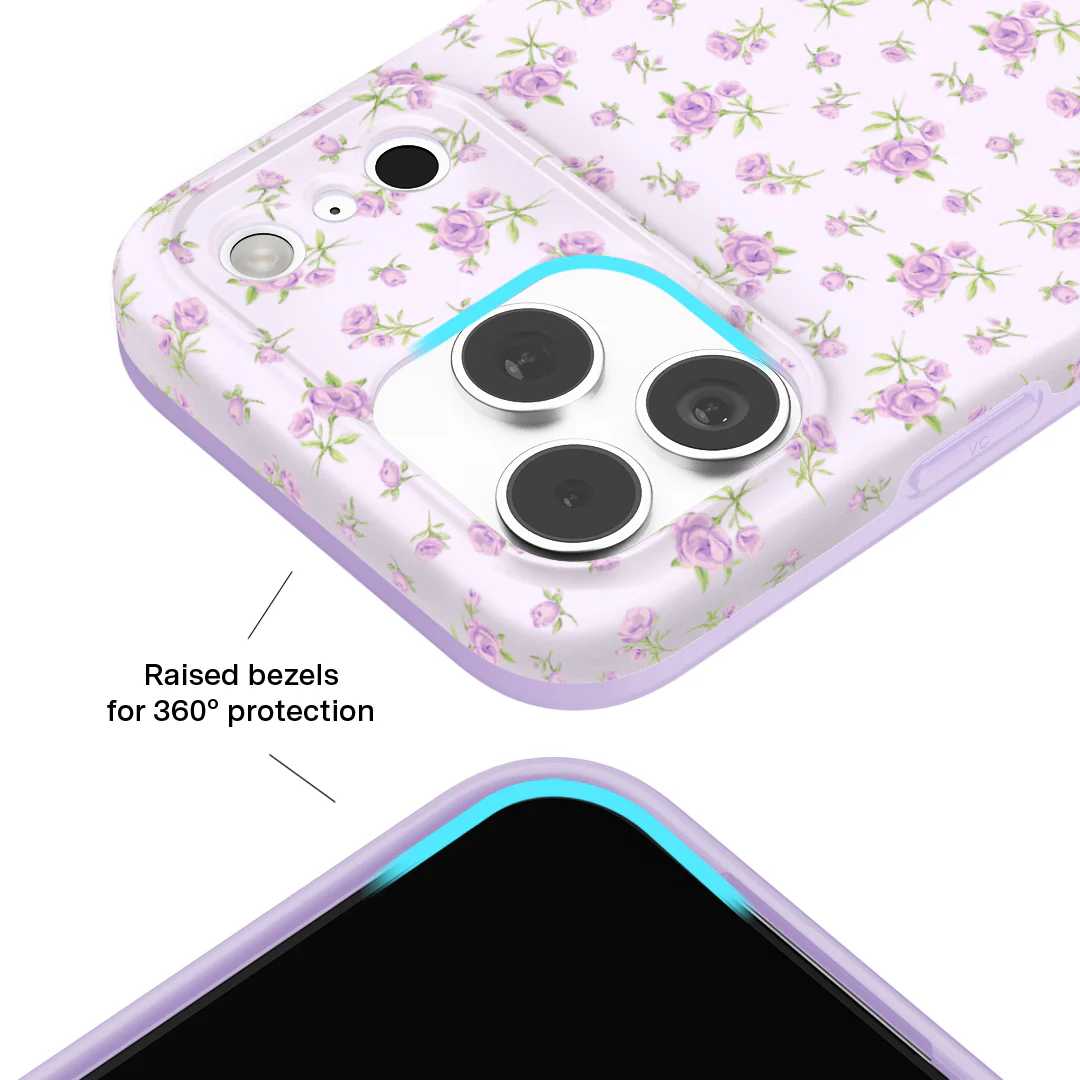 Dainty Lilac Floral iPhone Case - Image 83