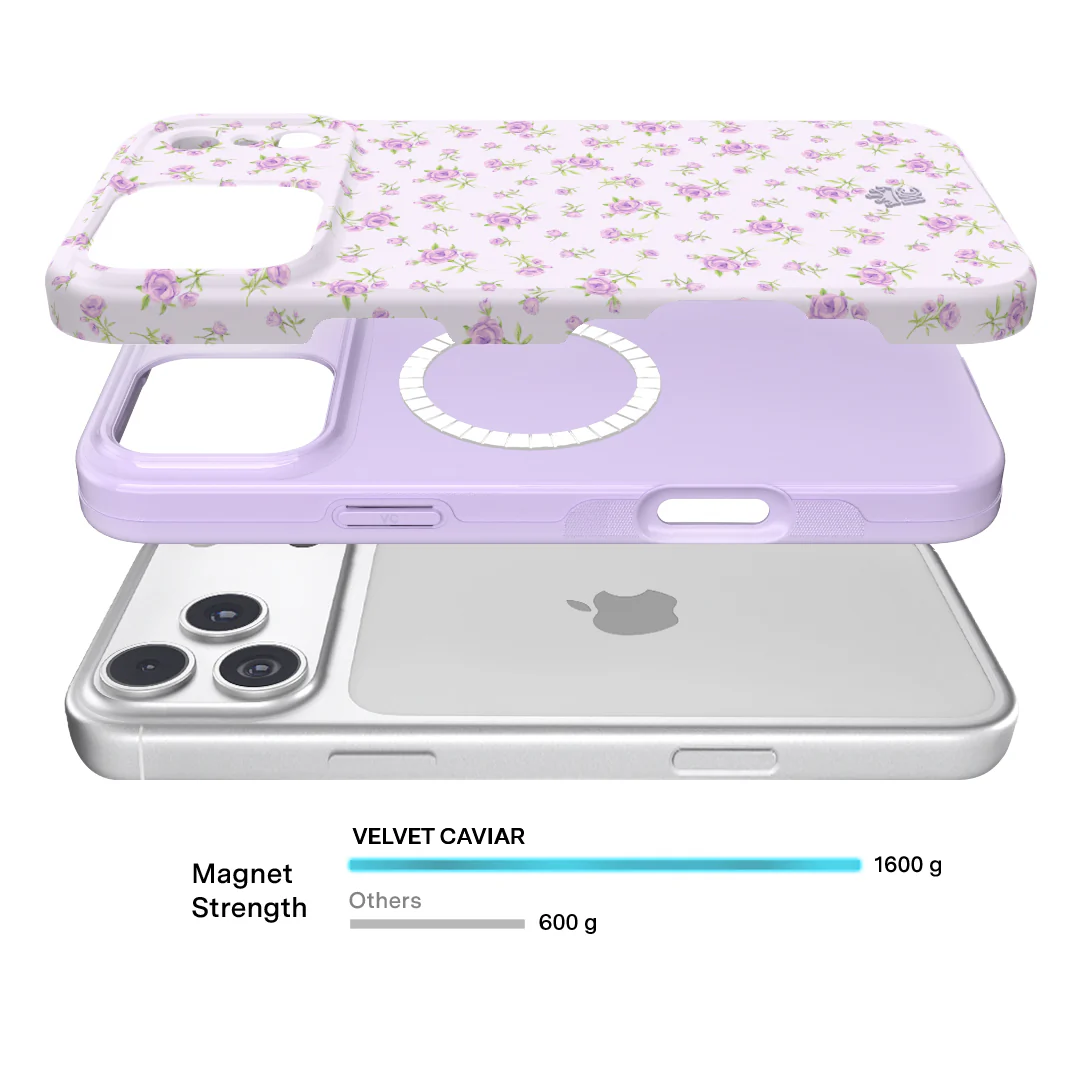 Dainty Lilac Floral iPhone Case - Image 84