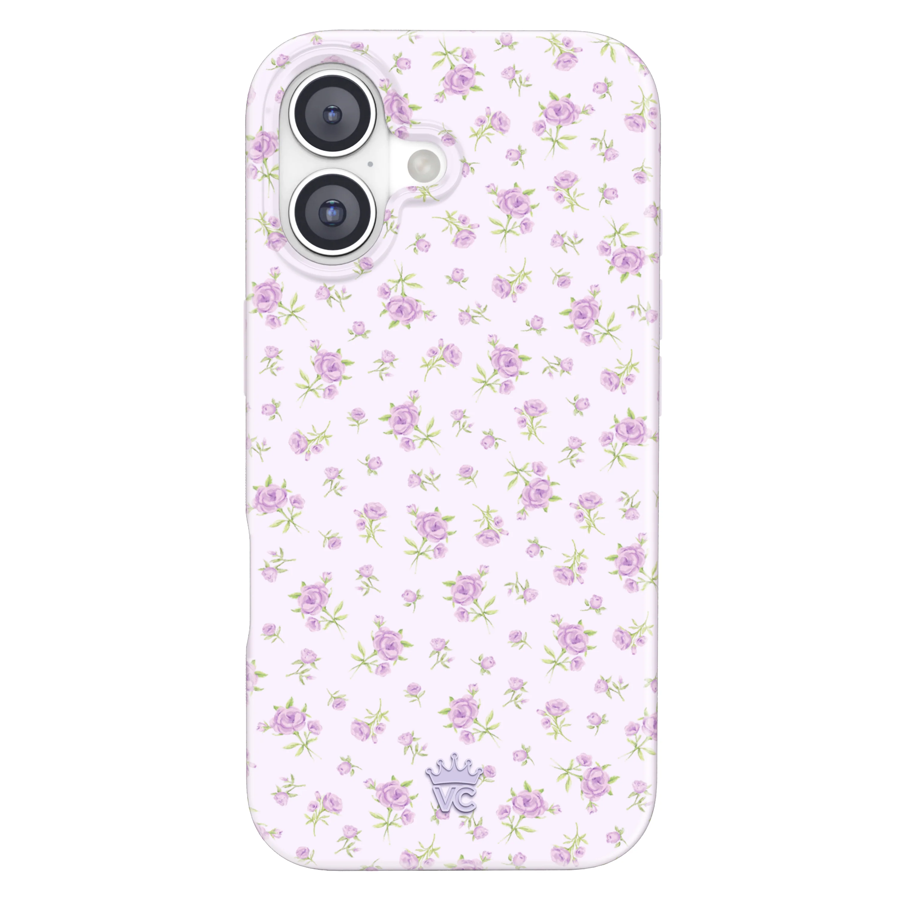 Dainty Lilac Floral iPhone Case - Image 86