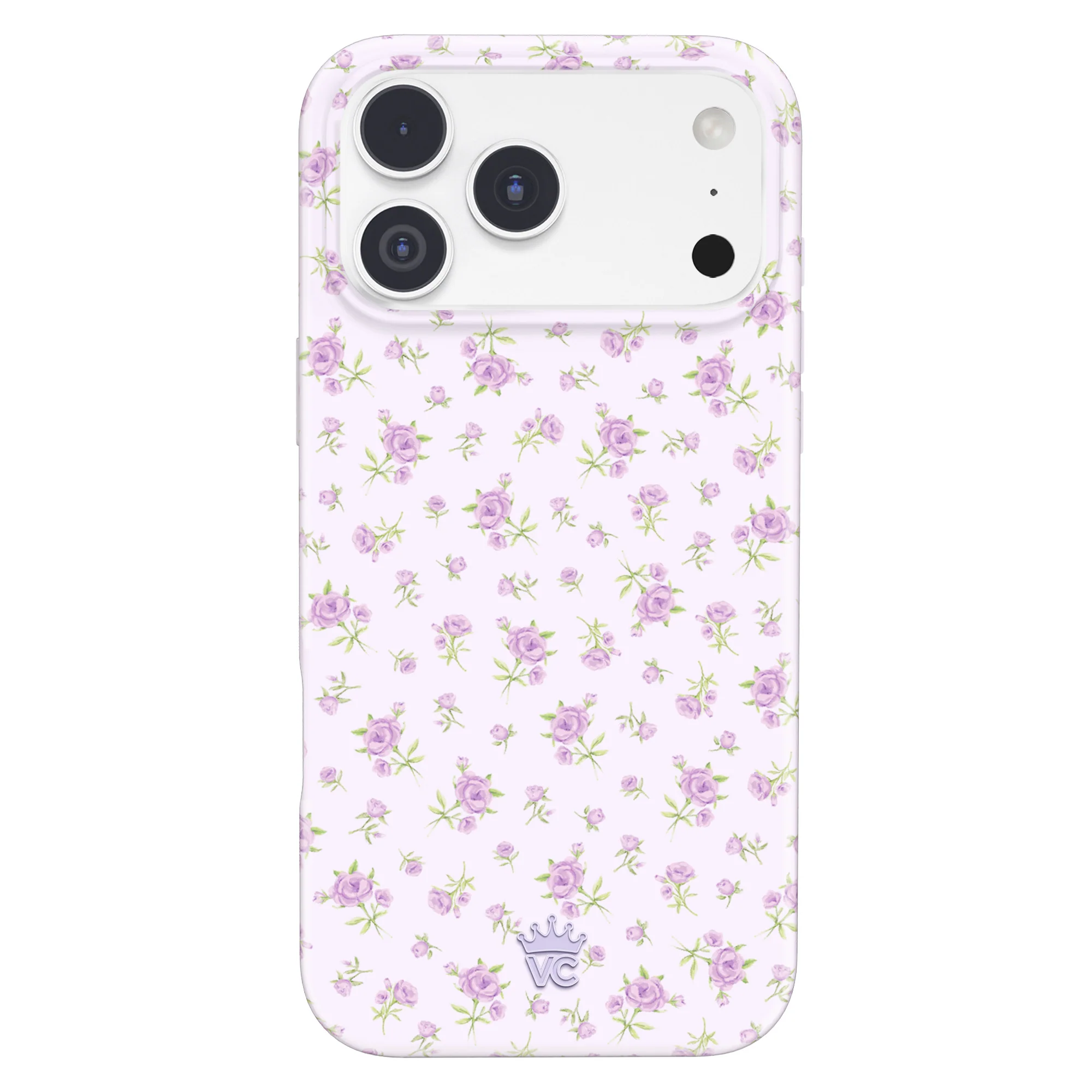 Dainty Lilac Floral iPhone Case - Image 91