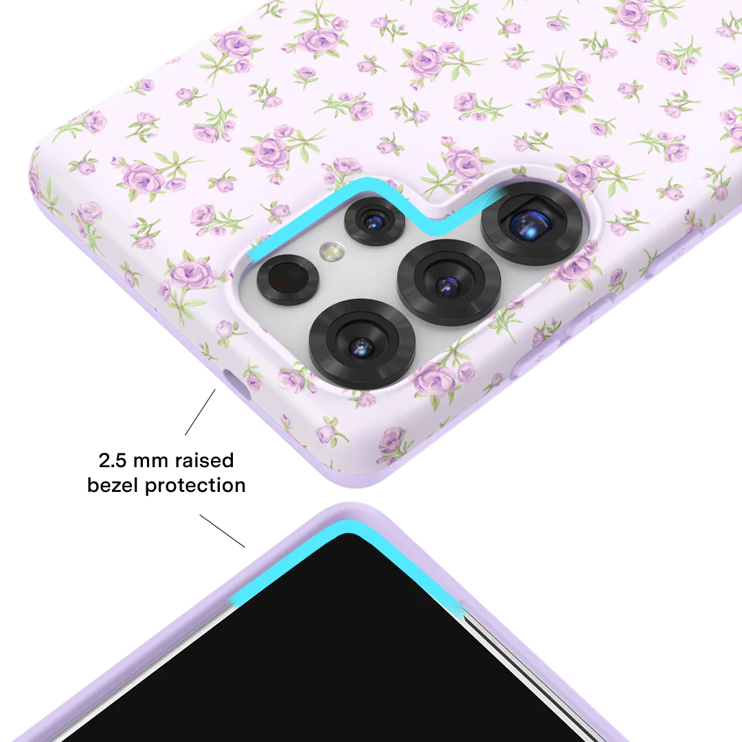 Dainty Lilac Floral Samsung Case - Image 12