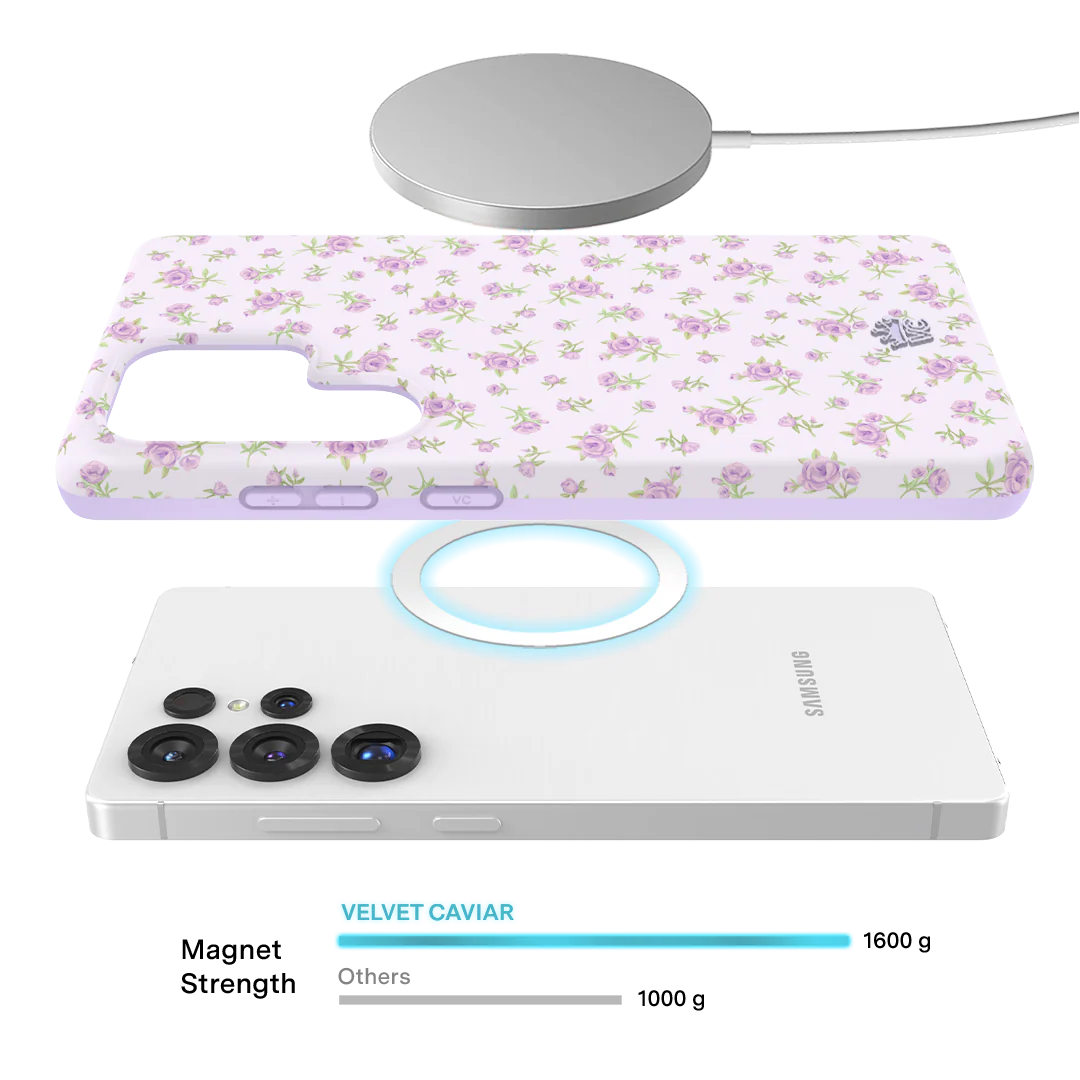 Dainty Lilac Floral Samsung Case - Image 13